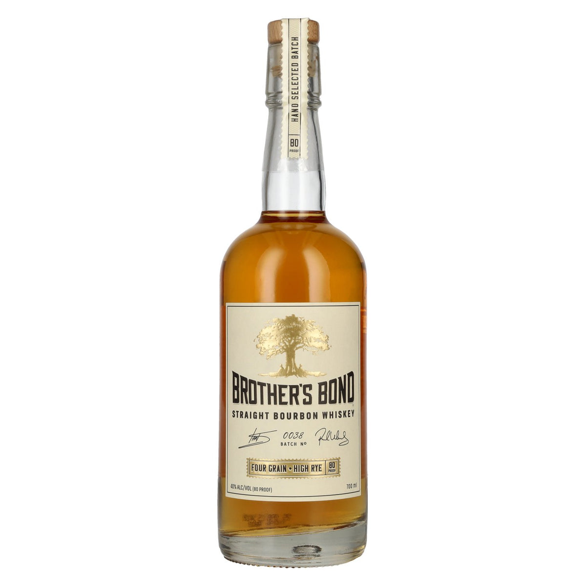 Brother's Bond Straight Bourbon Whiskey Batch nr. 0038 40% vol. 0,7 l