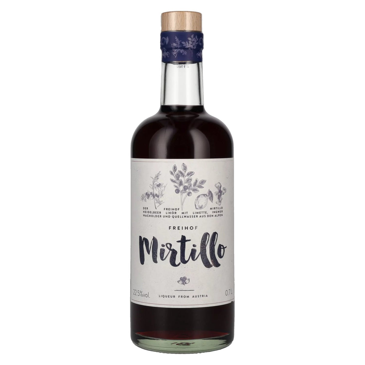 Liqueur Freihof Mirtillo 22,5 % vol. 0,7 l