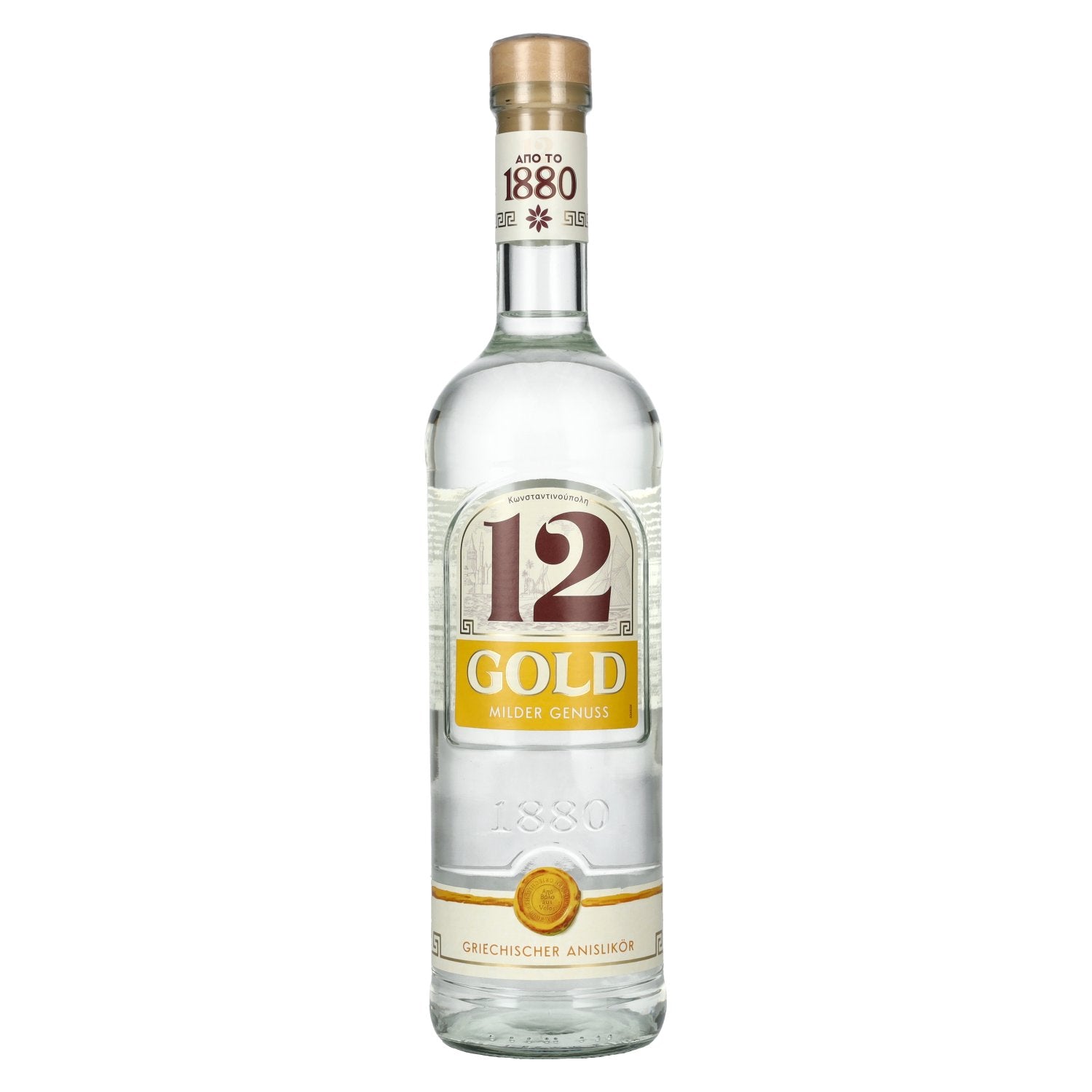 12 GOLD Anislikör by Ouzo 12 36% Vol. 0,7l
