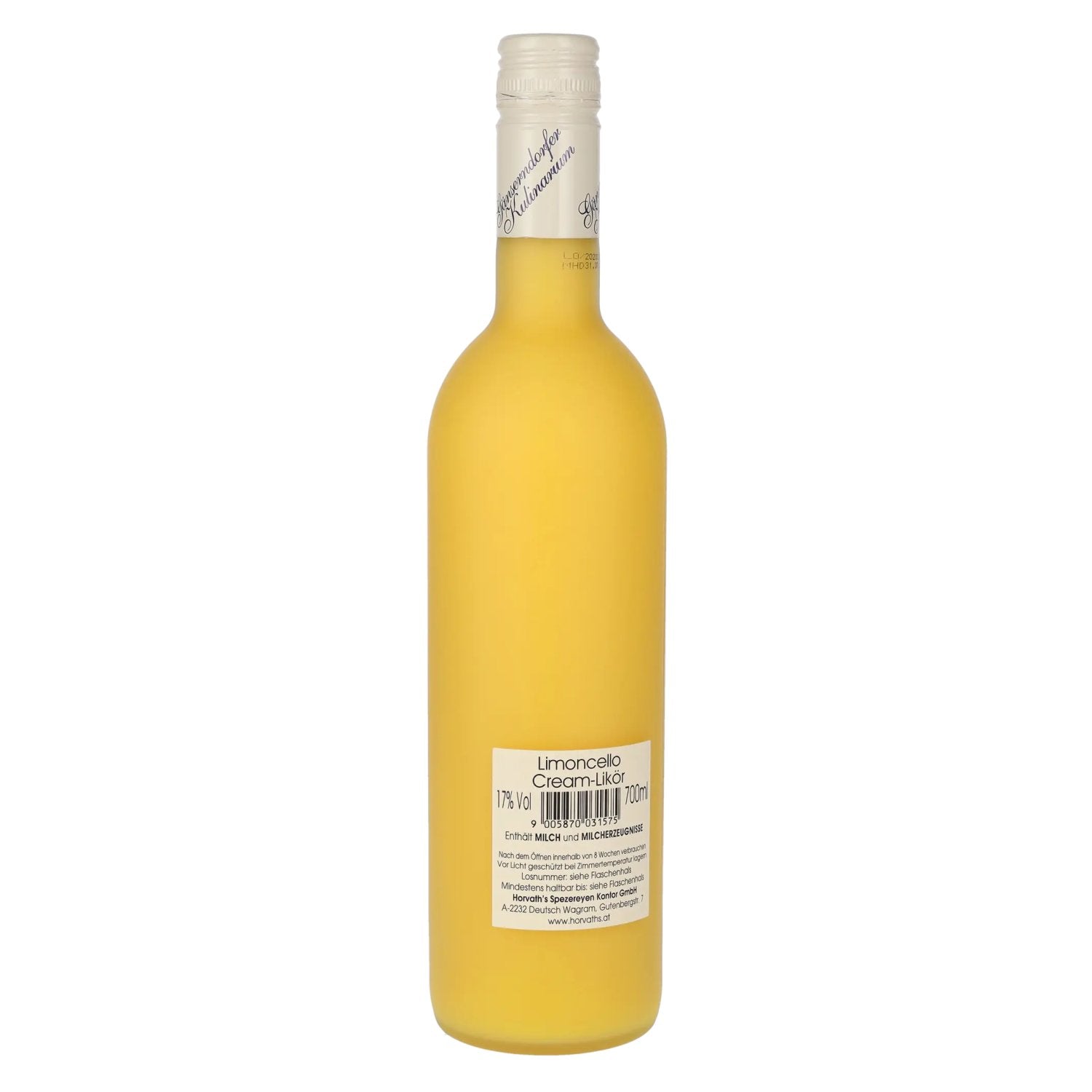 Gänserndorfer Kulinarium Limoncello Roomlikeur 17% vol. 0.7l