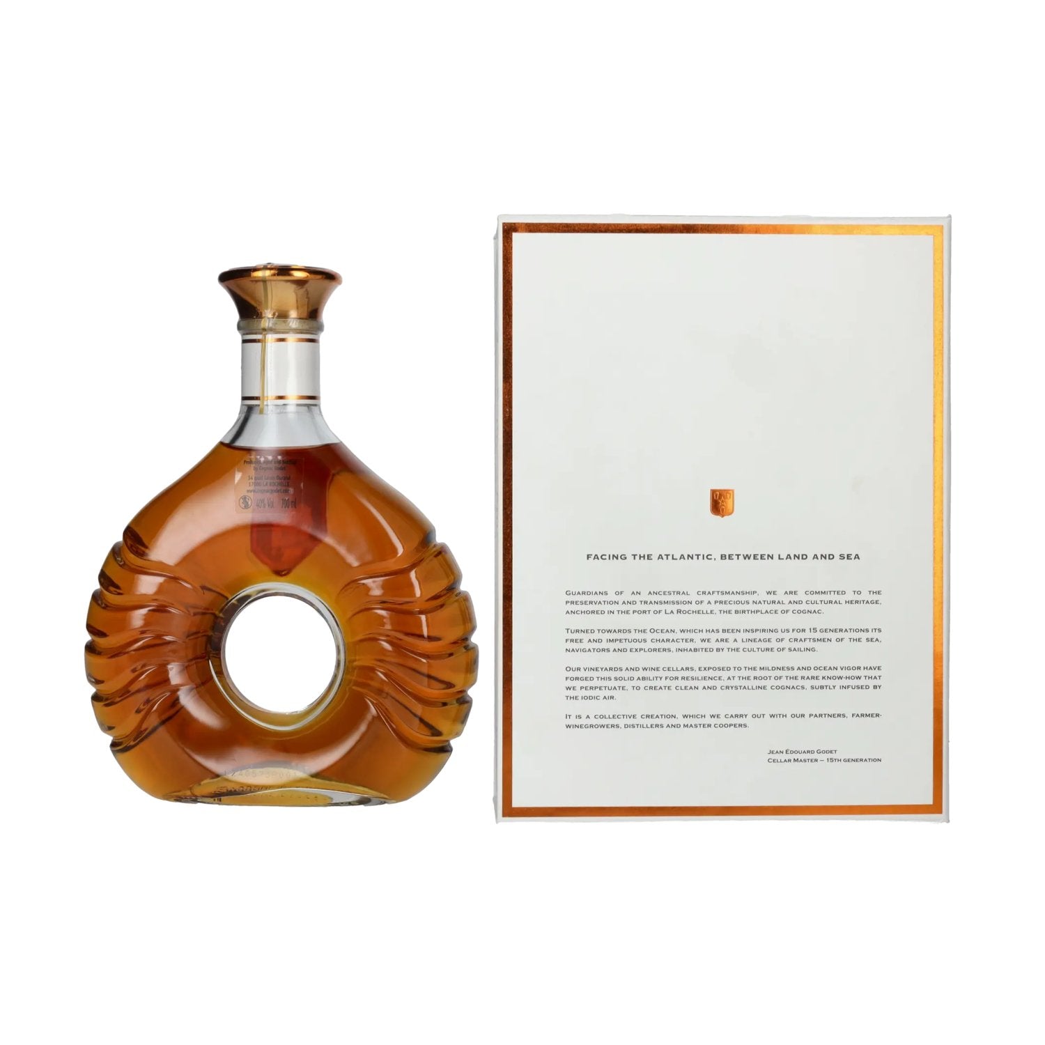 Godet Cognac XO TERRE 40% Vol. 0,7l in Geschenkbox