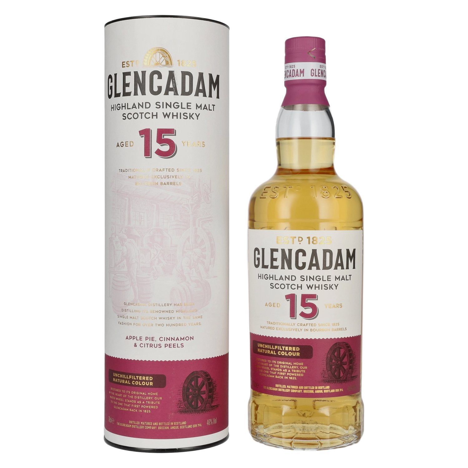 Glencadam 15 Years Old Highland Single Malt Scotch Whisky 46% Vol. 0,7l in Geschenkbox