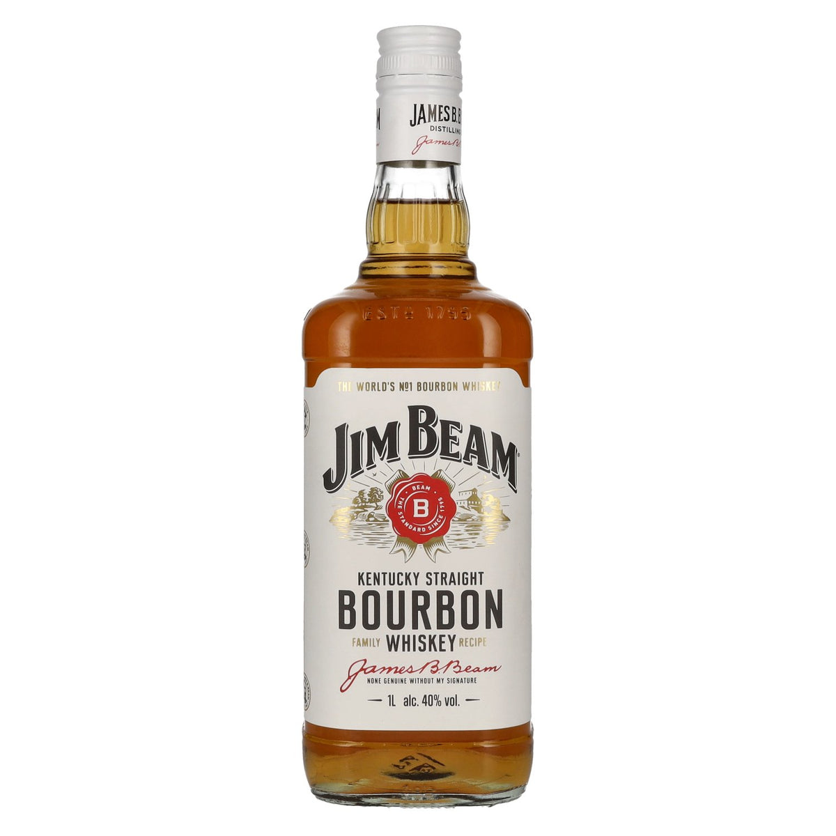 Whisky Jim Beam Kentucky Straight Bourbon 40 % vol. 1 l