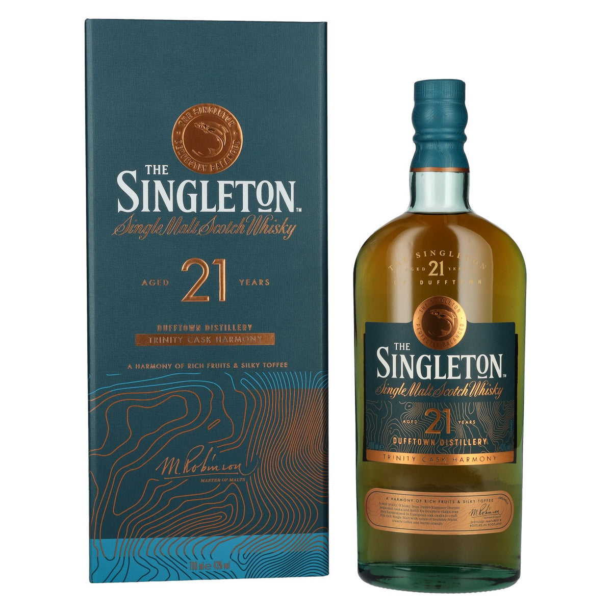 The Singleton Dufftown 21 Years Old TRINITY CASK HARMONY 43% vol. 0.7 l in a gift box