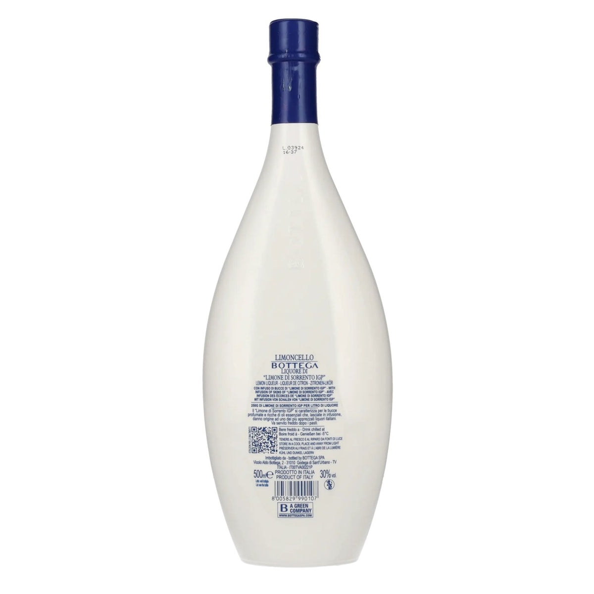 Bottega LIMONCELLO Lemon Liqueur from Sorrento 30% ABV 0.5l