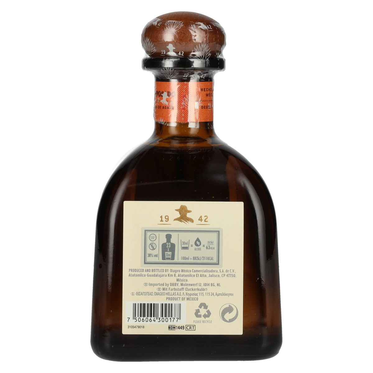 Don Julio Tequila Reposado 100% Agave 38% Vol. 0,7l