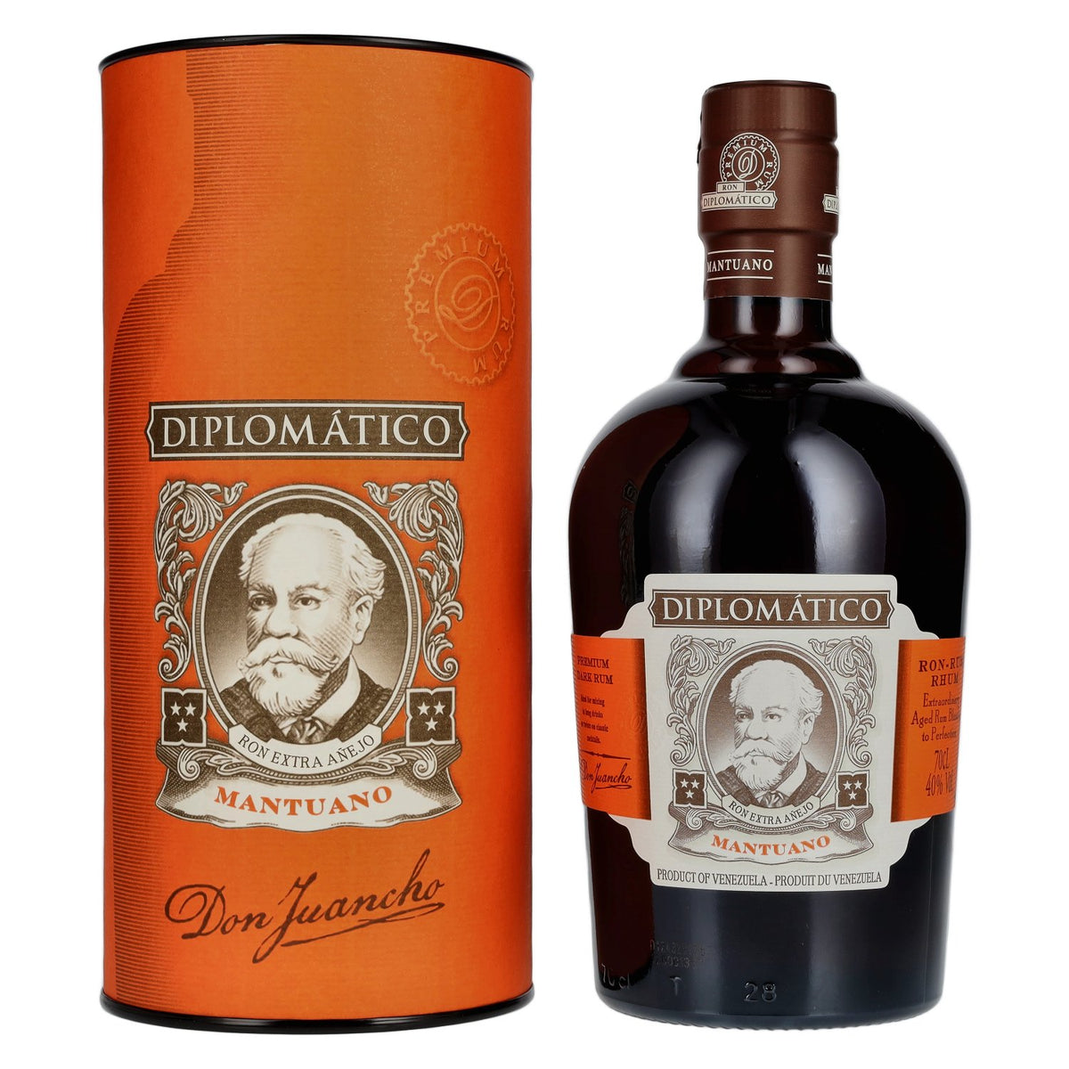Diplomático Mantuano Ron Extra Añejo 40% vol. 0,7 l in geschenkverpakking