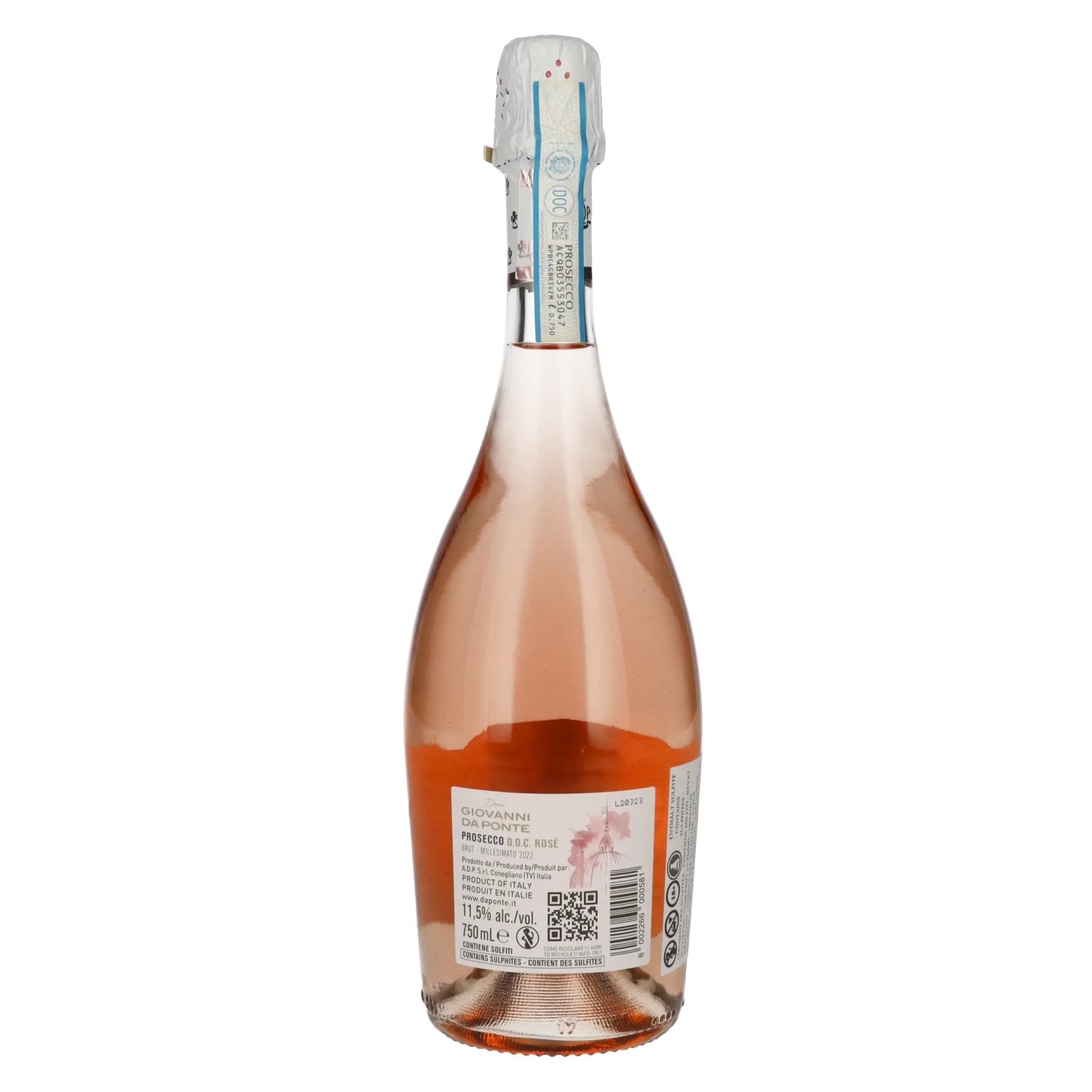 Don Giovanni Da Ponte Prosecco Rosé DOC 11,5% Vol. 0,75l