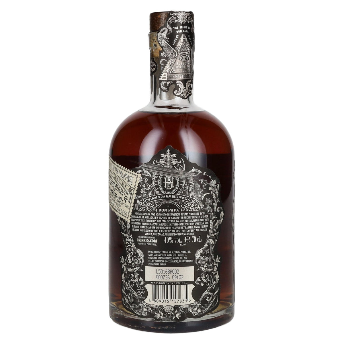 Don Papa GAYUMA Rum 40% ABV 0.7l