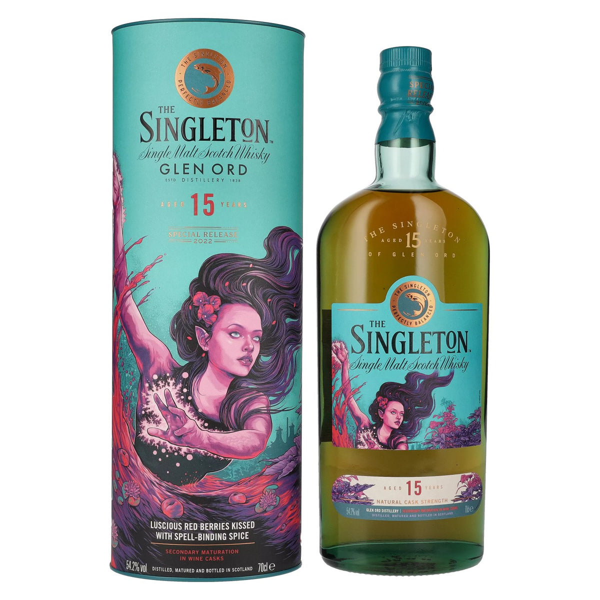The Singleton Glen Ord 15 ans d'âge, single malt, édition spéciale Diageo 2022, 54,2 % vol., 0,7 l, dans un coffret cadeau