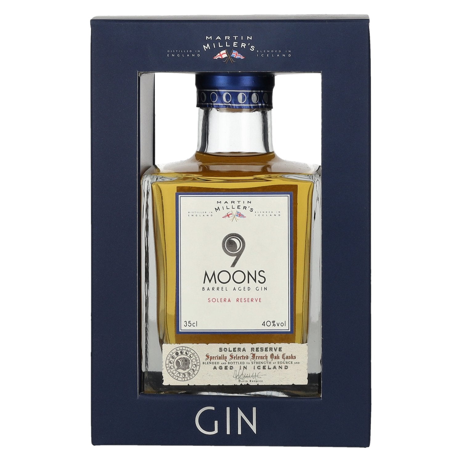 Martin Miller's 9 Moons Solera Reserve Barrel-Aged Gin 40% vol. 0.35 l in a gift box
