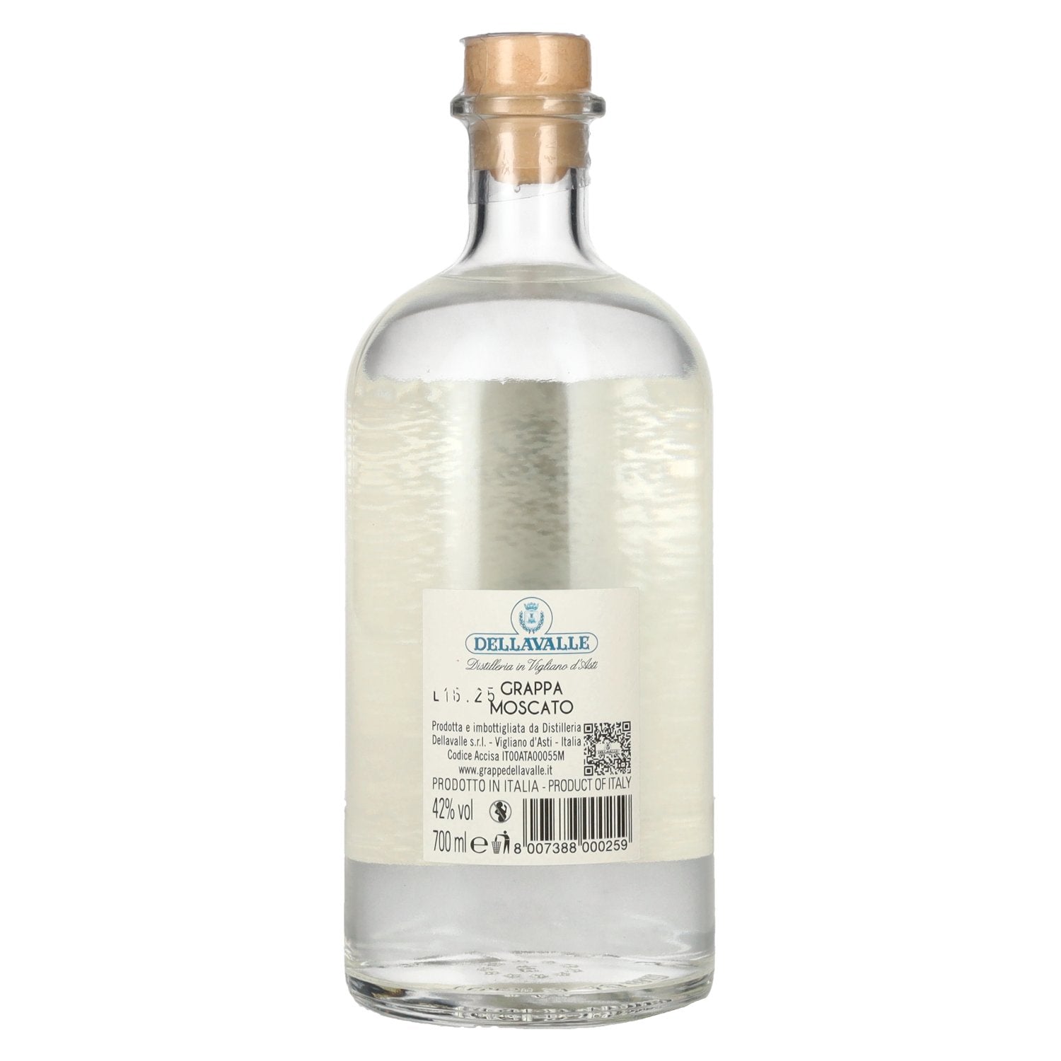 Dellavalle GRAPPA MOSCATO 42% vol. 0.7 l