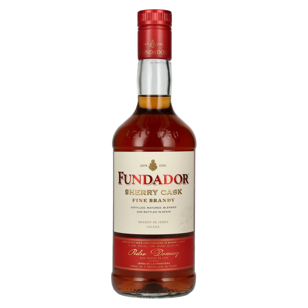 Fundador Brandy de Jerez Reserva Pedro Domecq 36% Vol. 0,7l