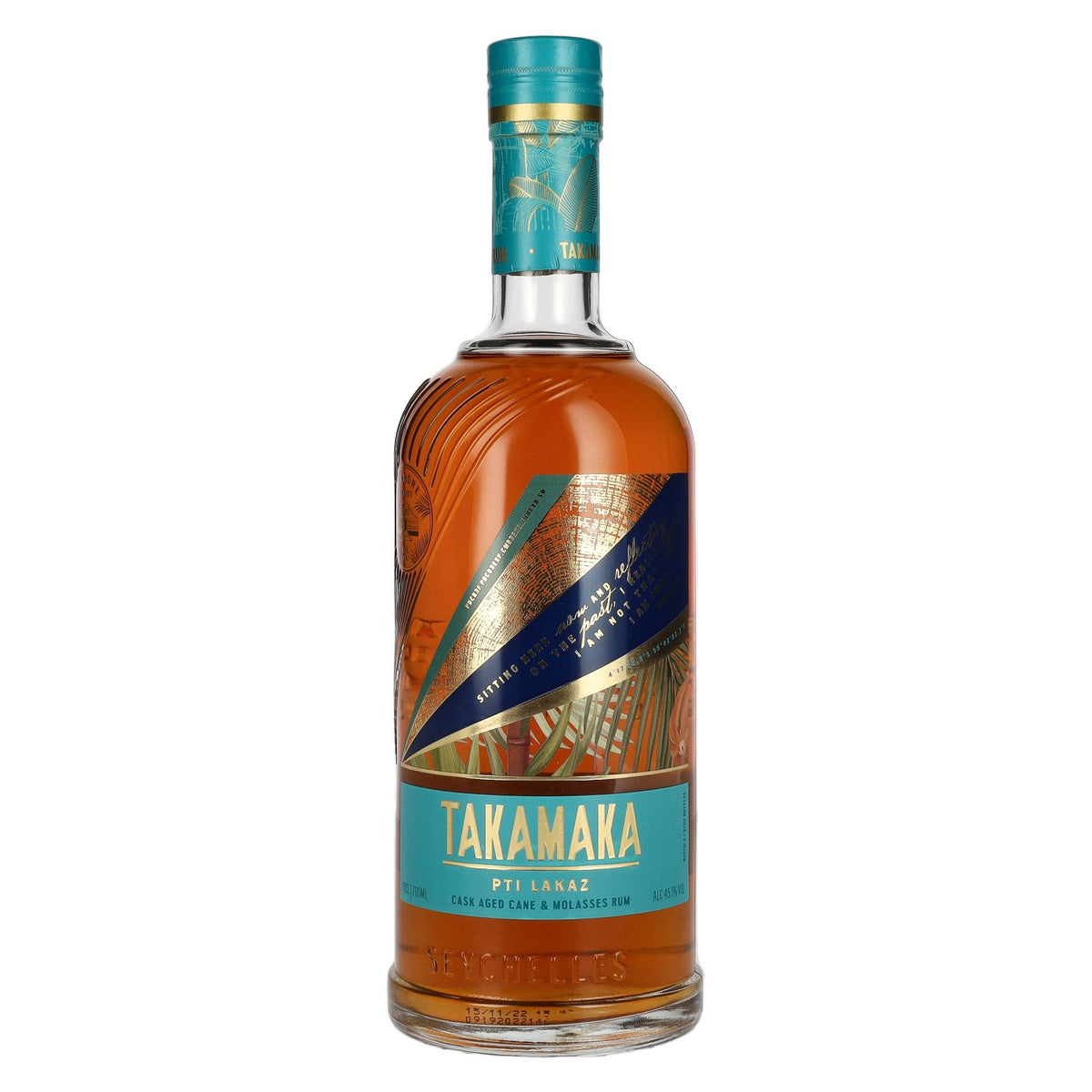 Takamaka PTI LAKAZ Rum Batch 2 45,1% vol. 0,7 l