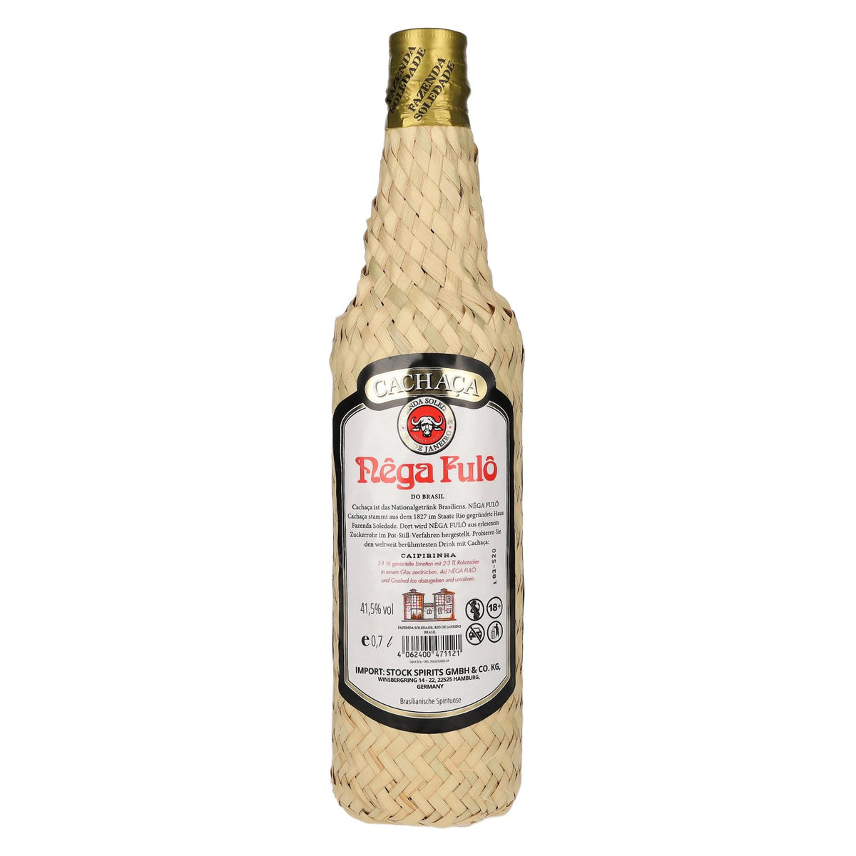 Nêga Fulô Cachaça do Brasil 41,5% Vol. 0,7l
