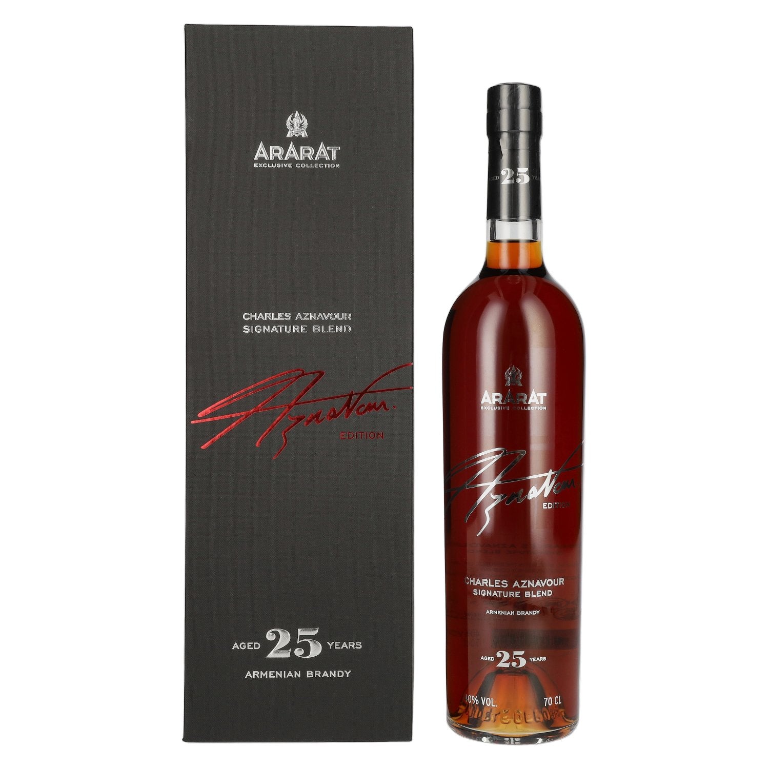 Ararat 25 Years Charles Aznavour Signature Blend 40% Vol. 0,7l in Geschenkbox