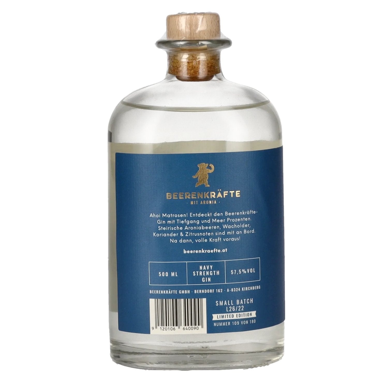 Beerenkräfte Gin édition loup de mer 57,5% vol. 0,5l