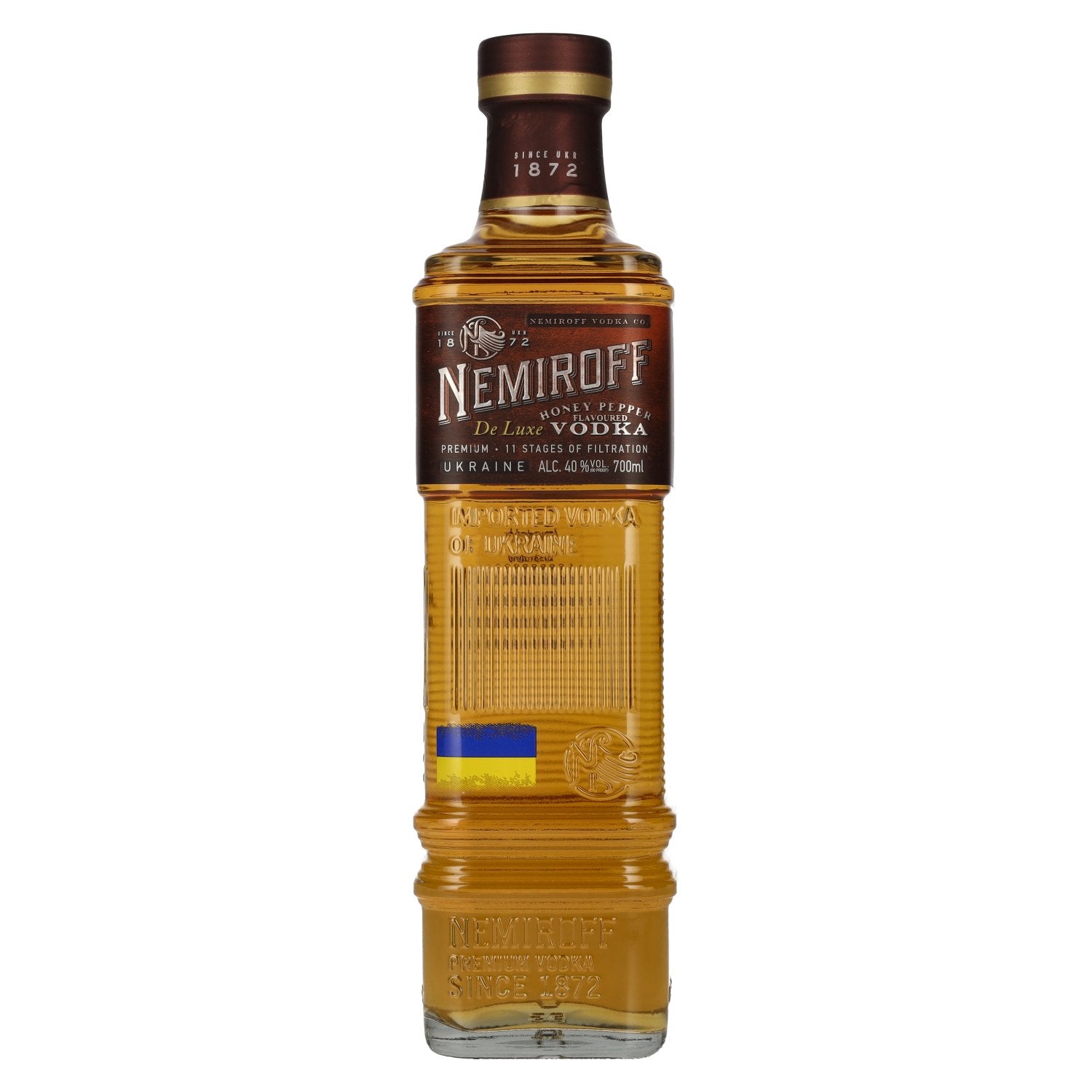 Nemiroff De Luxe HONEY PEPPAR gearomatiseerde wodka 40% Vol. 0,7l