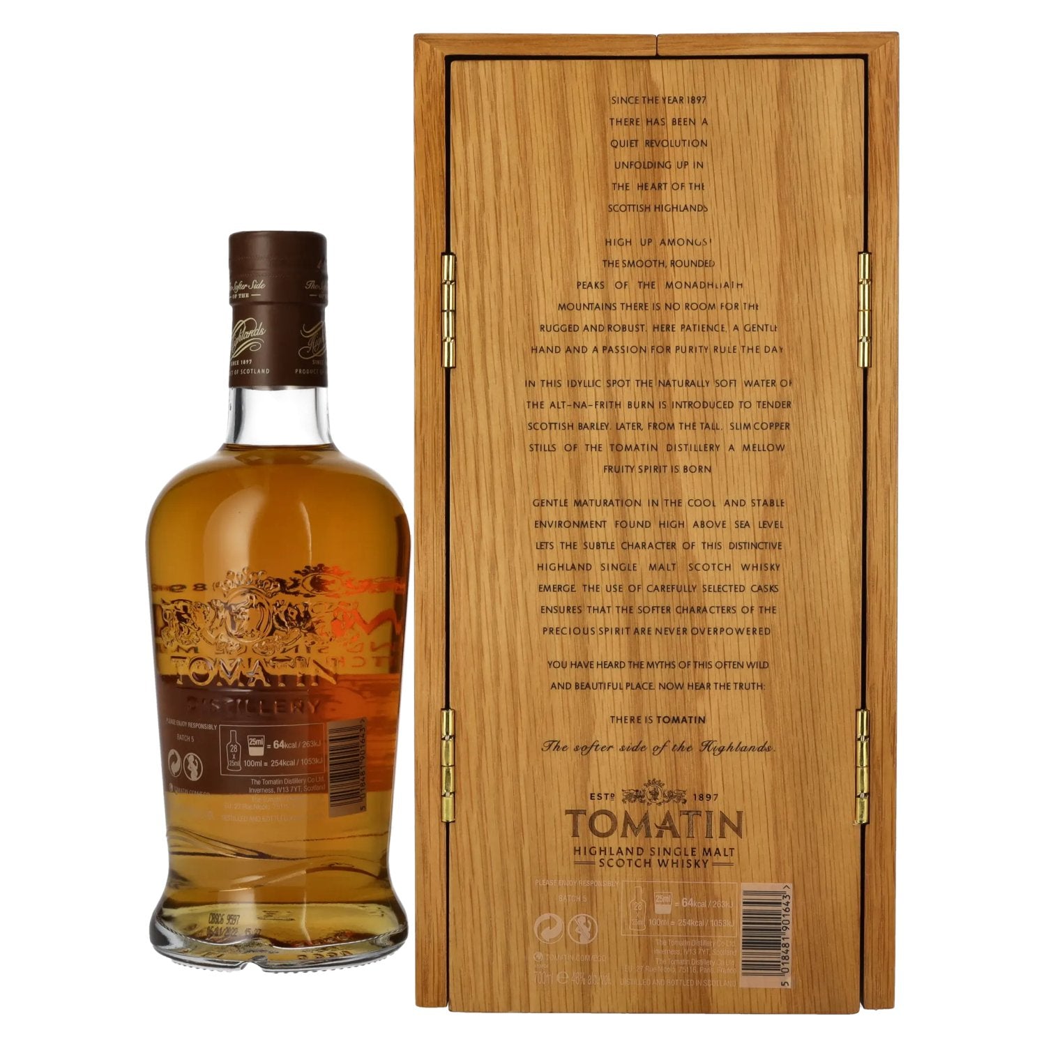 Tomatin 30 Years Old Highland Single Malt Scotch Whisky 46% Vol. 0,7l in wooden box