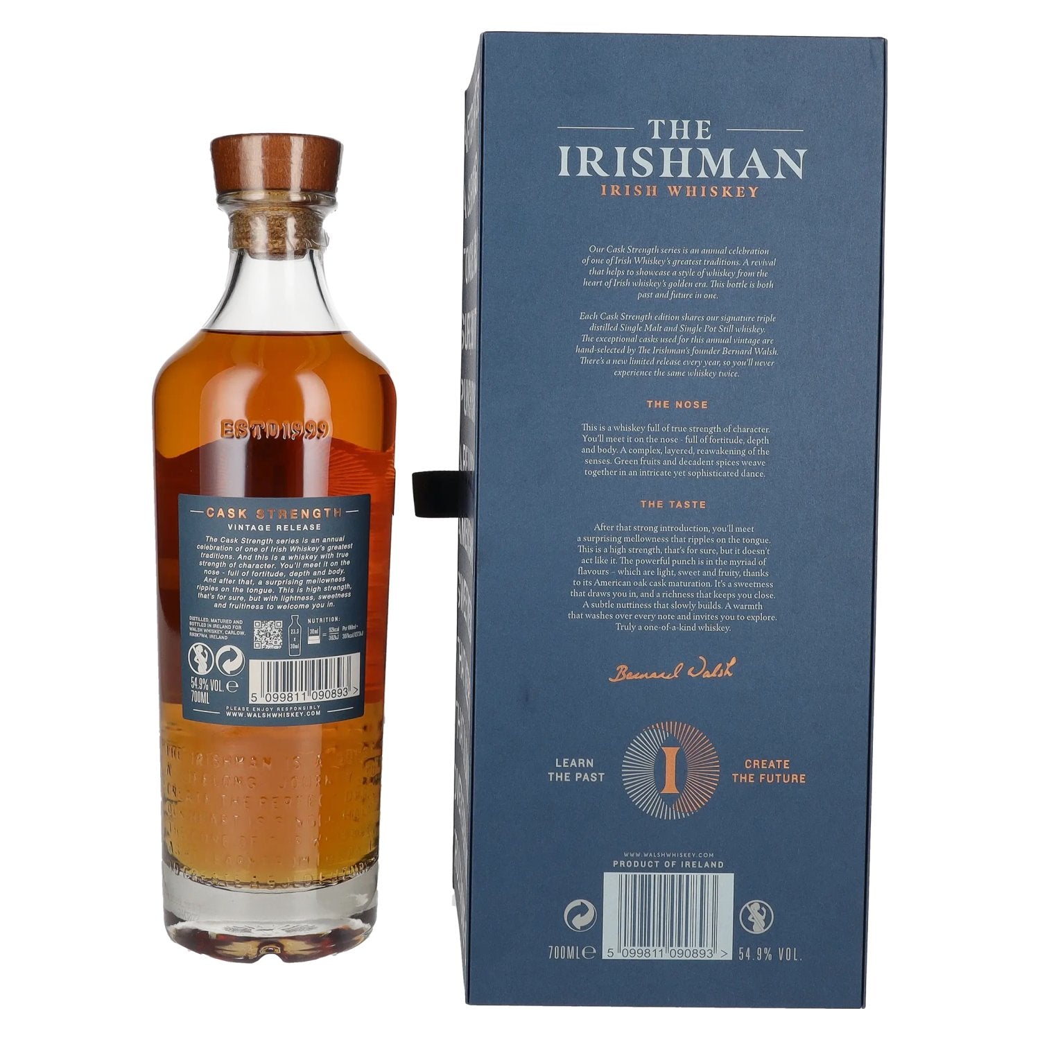 The Irishman Irish Whiskey Cask Strength Limited Edition Release 2022 54,9% vol. 0,7l en coffret cadeau
