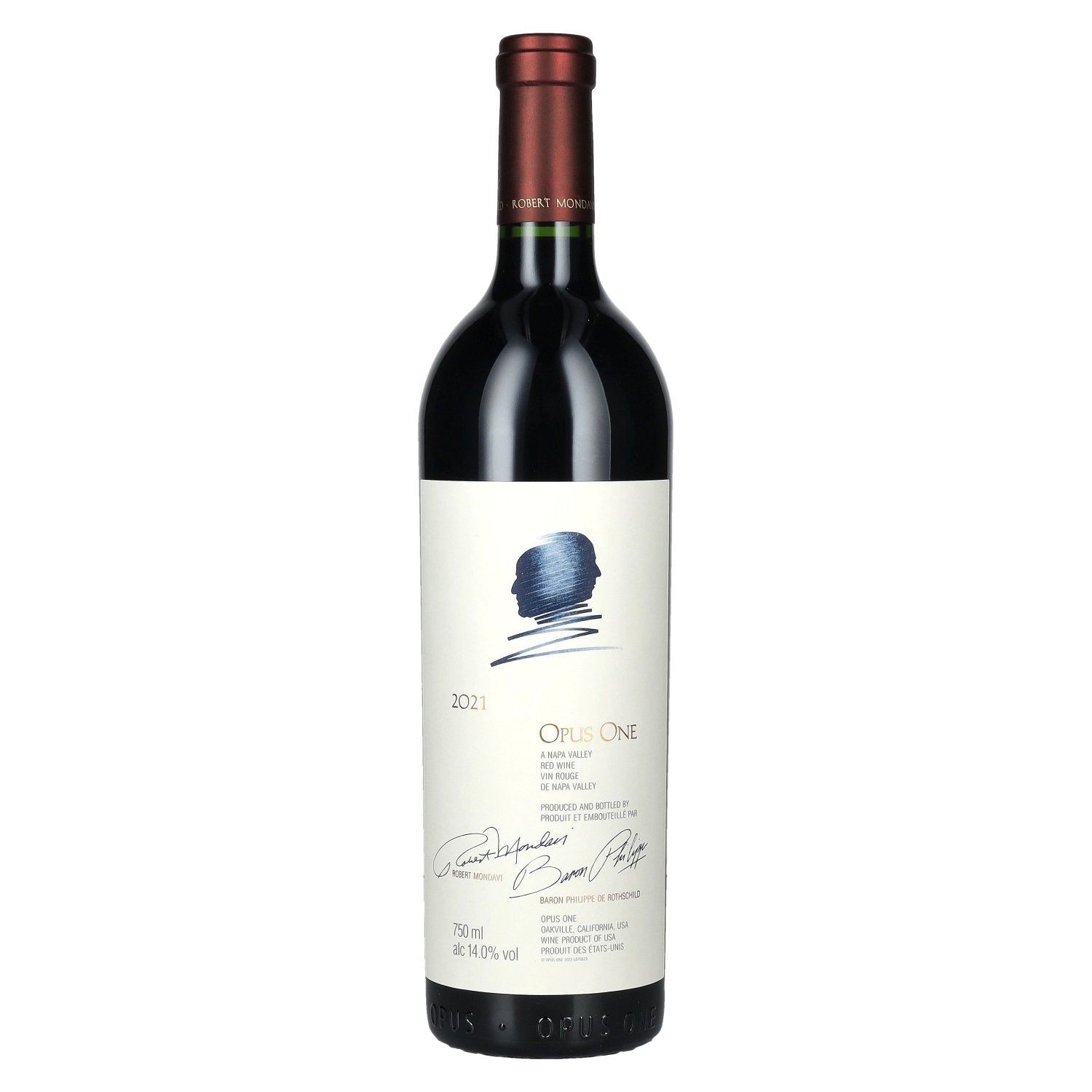 Robert Mondavi &amp; Baron Philippe de Rothschild Opus One 2021 14% Vol. 0,75l