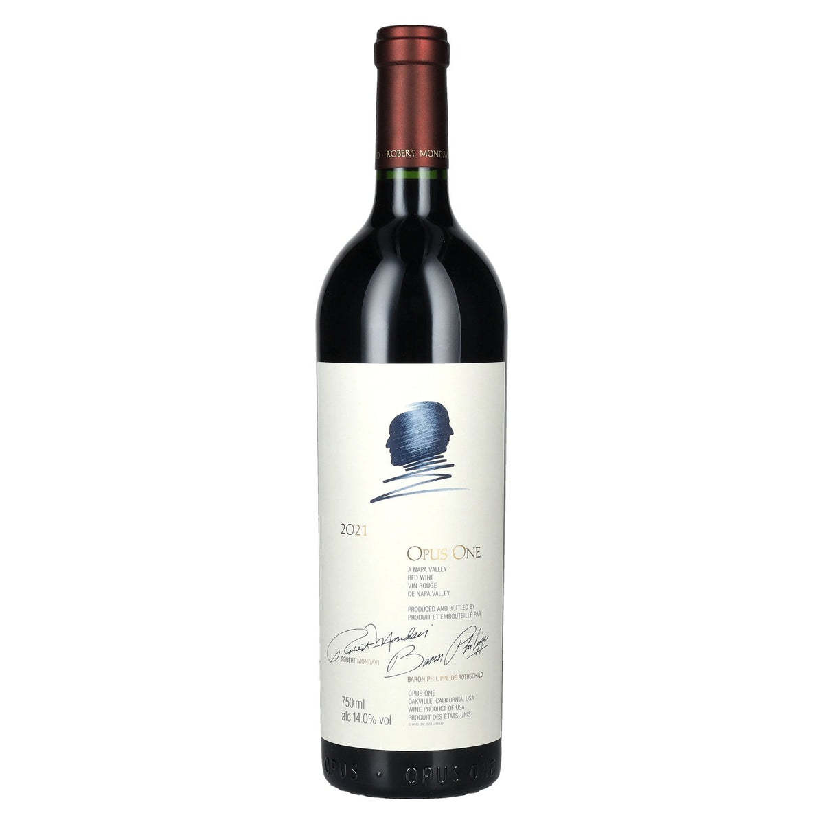 Robert Mondavi &amp; Baron Philippe de Rothschild Opus One 2021 14 % vol. 0,75 l