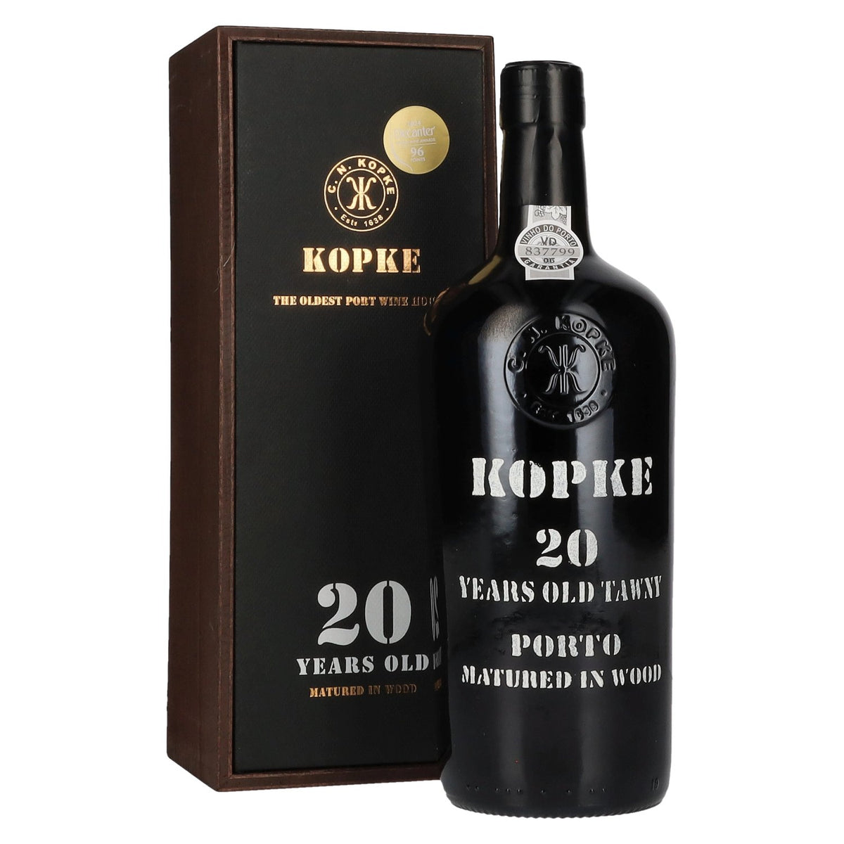 Kopke 20 Years Old TAWNY Porto 20% Vol. 0,75l in Holzkiste