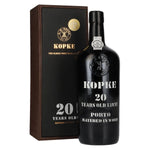 Kopke 20 ans d'âge TAWNY Porto 20 % vol. 0,75 l dans un coffret en bois