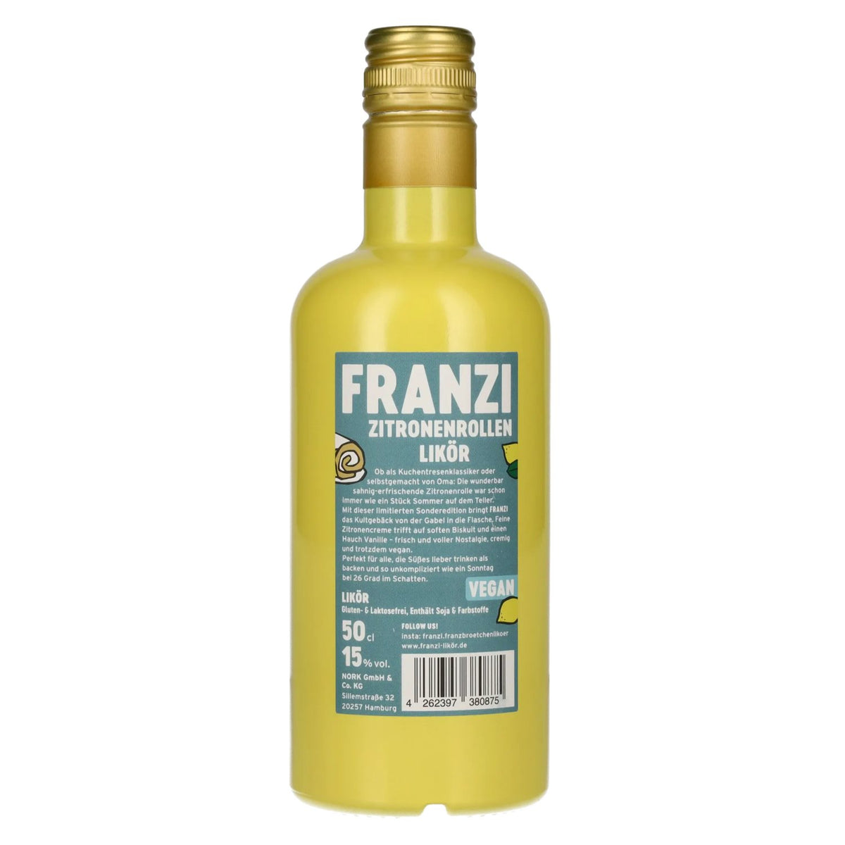 Franzi Citroenrolletjes Likör 15% vol. 0,5 l