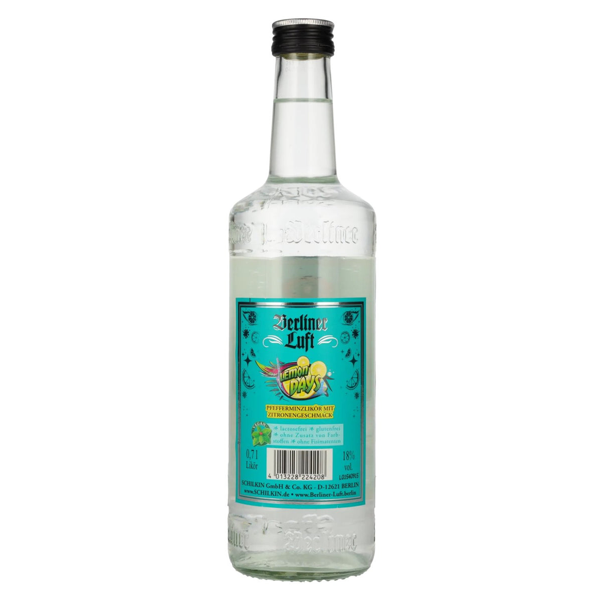Berliner Luft LEMON DAYS Der Frische Pfefferminzlikör 18% Vol. 0,7l