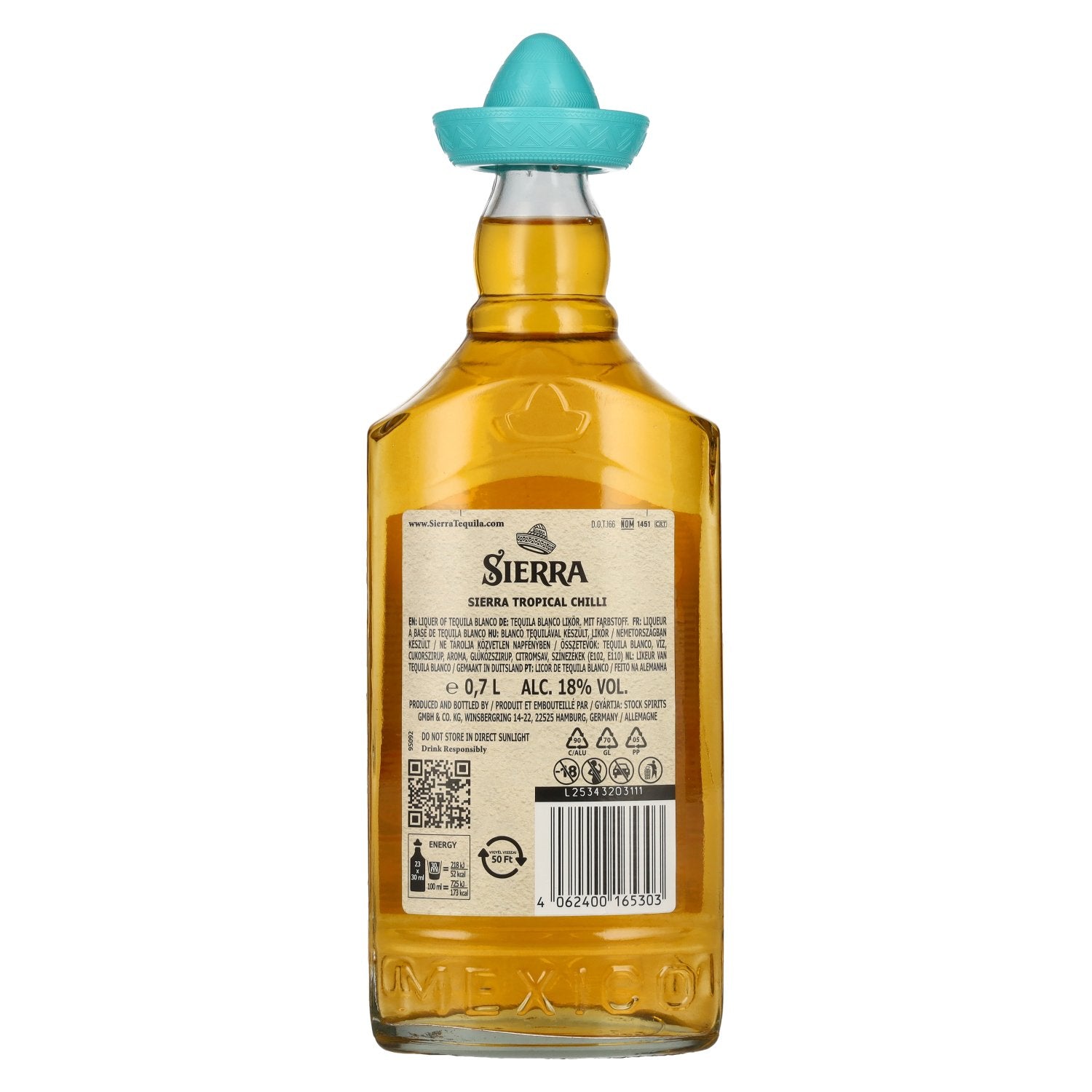 Sierra Licor de Tequila Tropical Chilli 18% Vol. 0,7l