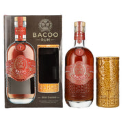 Bacoo 7 Jaar Oude Rum 40% Vol. 0,7l in geschenkverpakking met Tiki mok