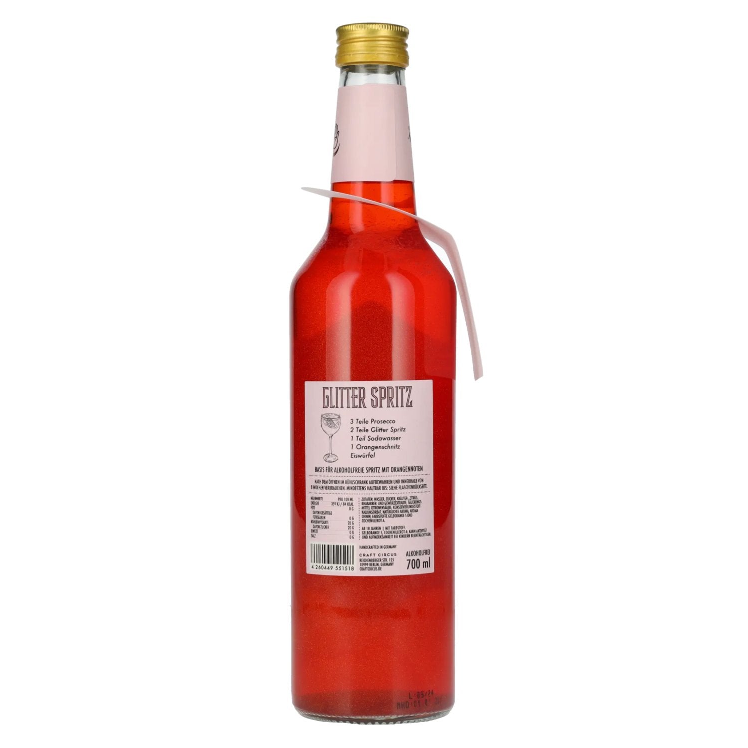 Glitter Spritz Aperitivo alcoholvrij 0.7l