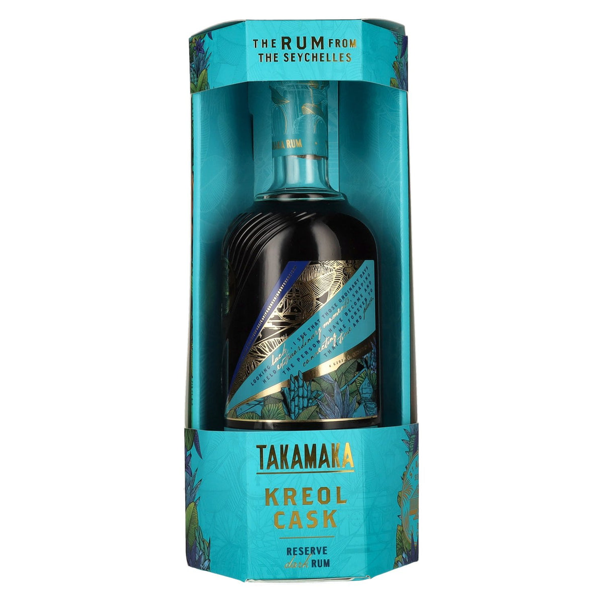 Takamaka KREOL CASK Reserve Dark Rum 40.3% ABV 0.7l in a gift box