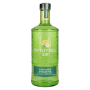 Whitley Neill ELDERFLOWER &amp; KOREAN PEAR GIN 41.3% ABV 0.7l