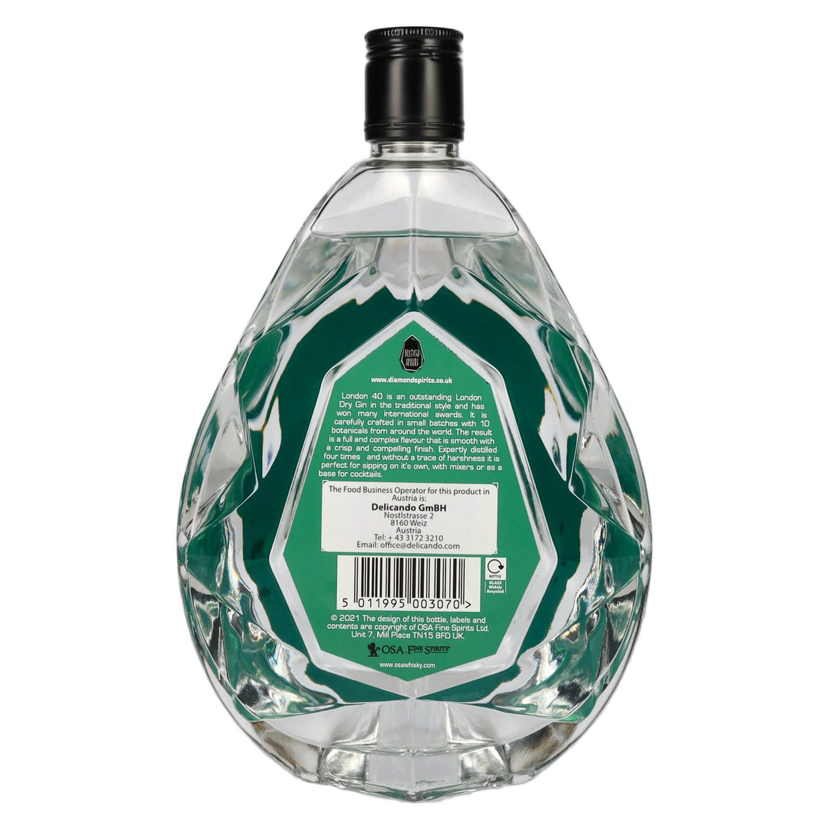 London 40 London Dry Gin 40 % vol. 0,7 l