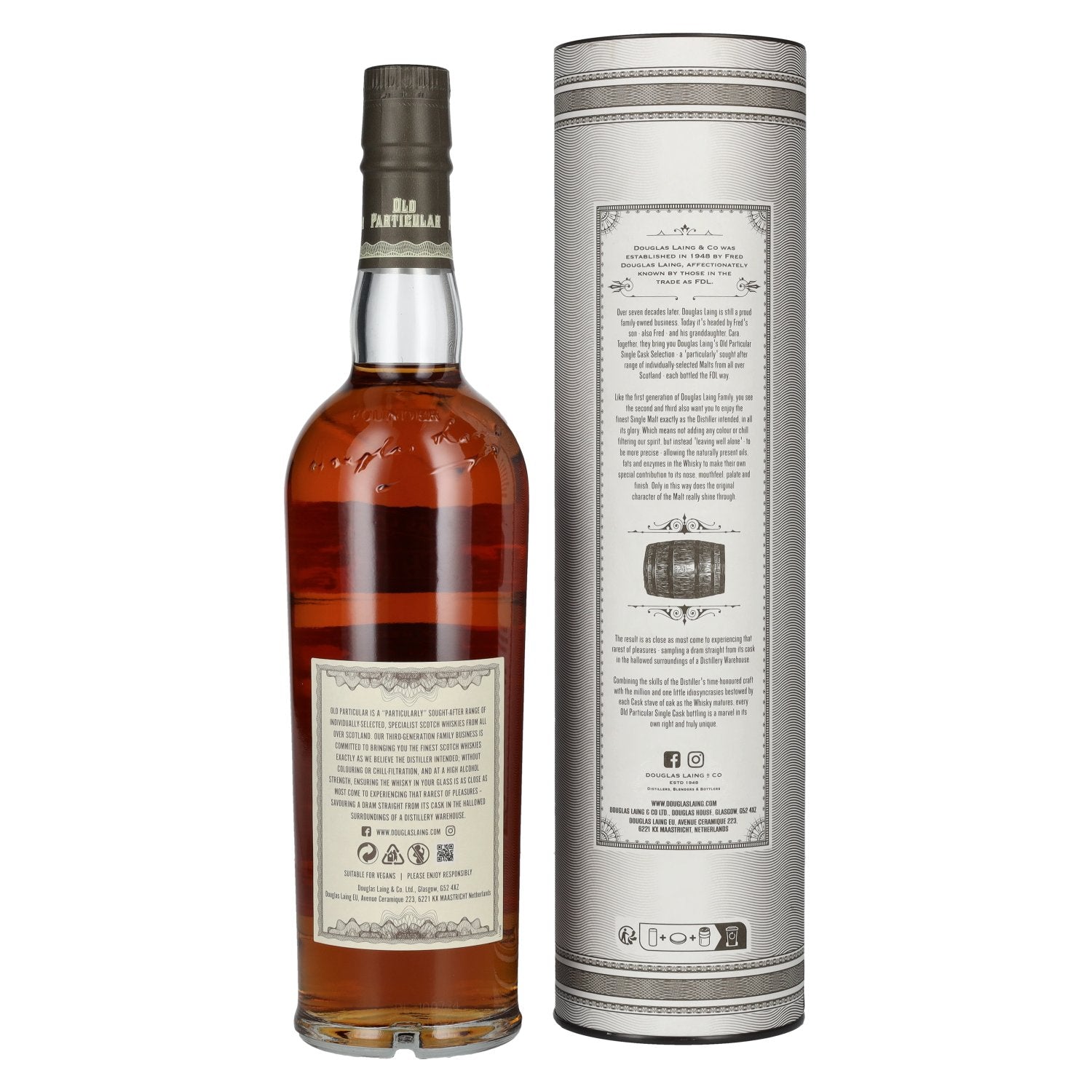 Douglas Laing OLD PARTICULAR Caol Ila 9 Years Old Single Cask Malt 2015 56,8% Vol. 0,7l en boîte cadeau