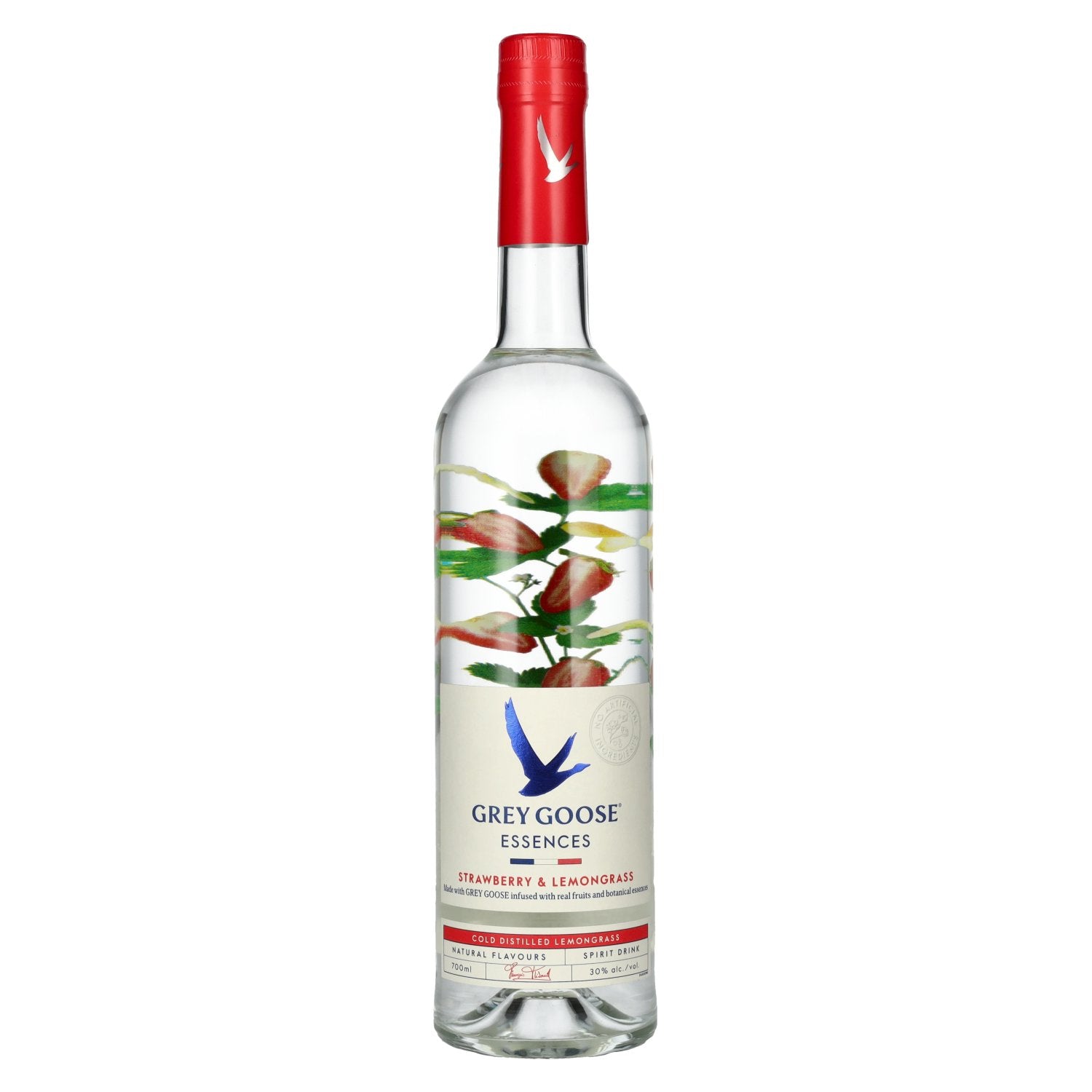 Grey Goose Essences STRAWBERRY &amp; LEMONGRASS Vodka aromatisée 30% vol. 0,7l
