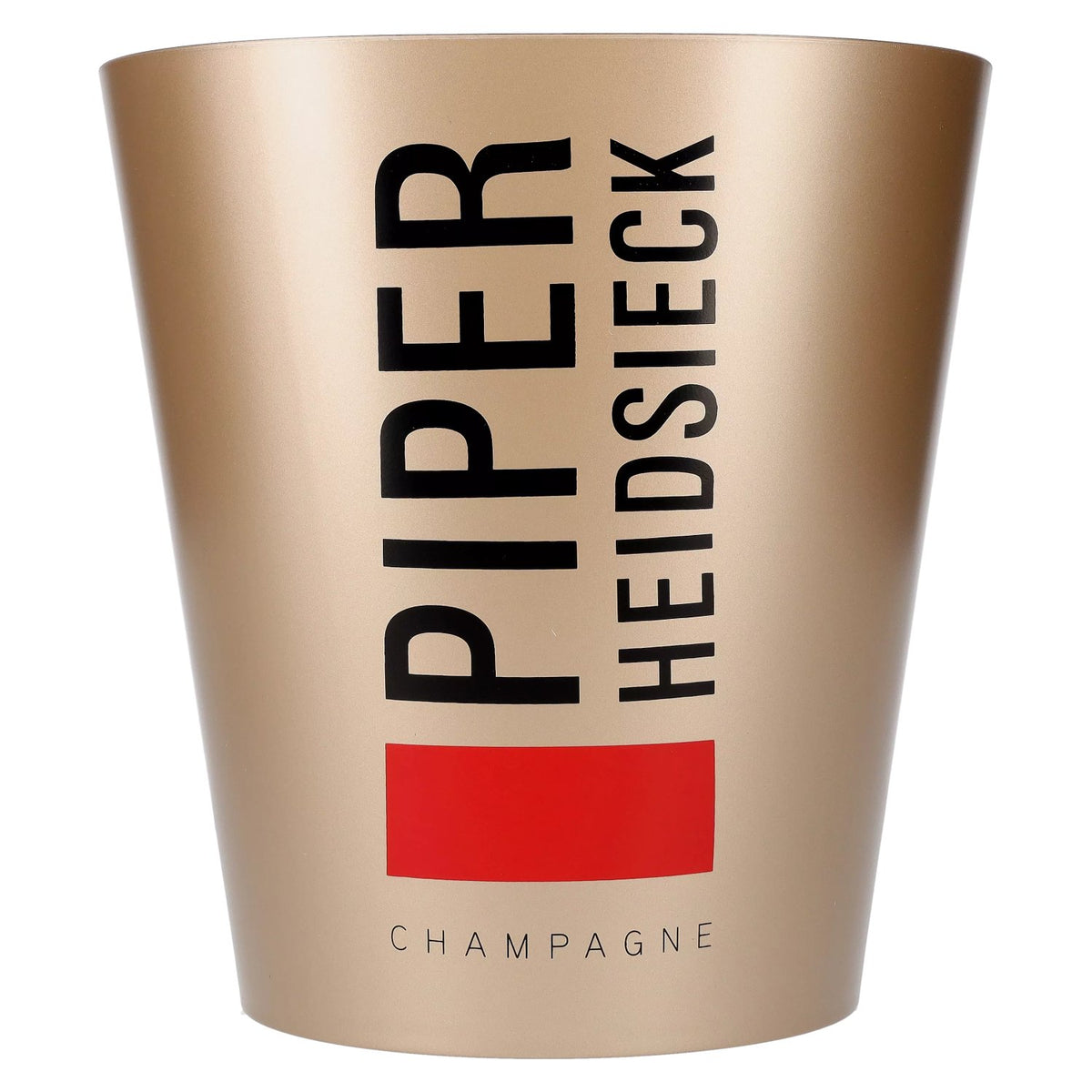 Piper-Heidsieck Champagne Cooler, plastic, gold