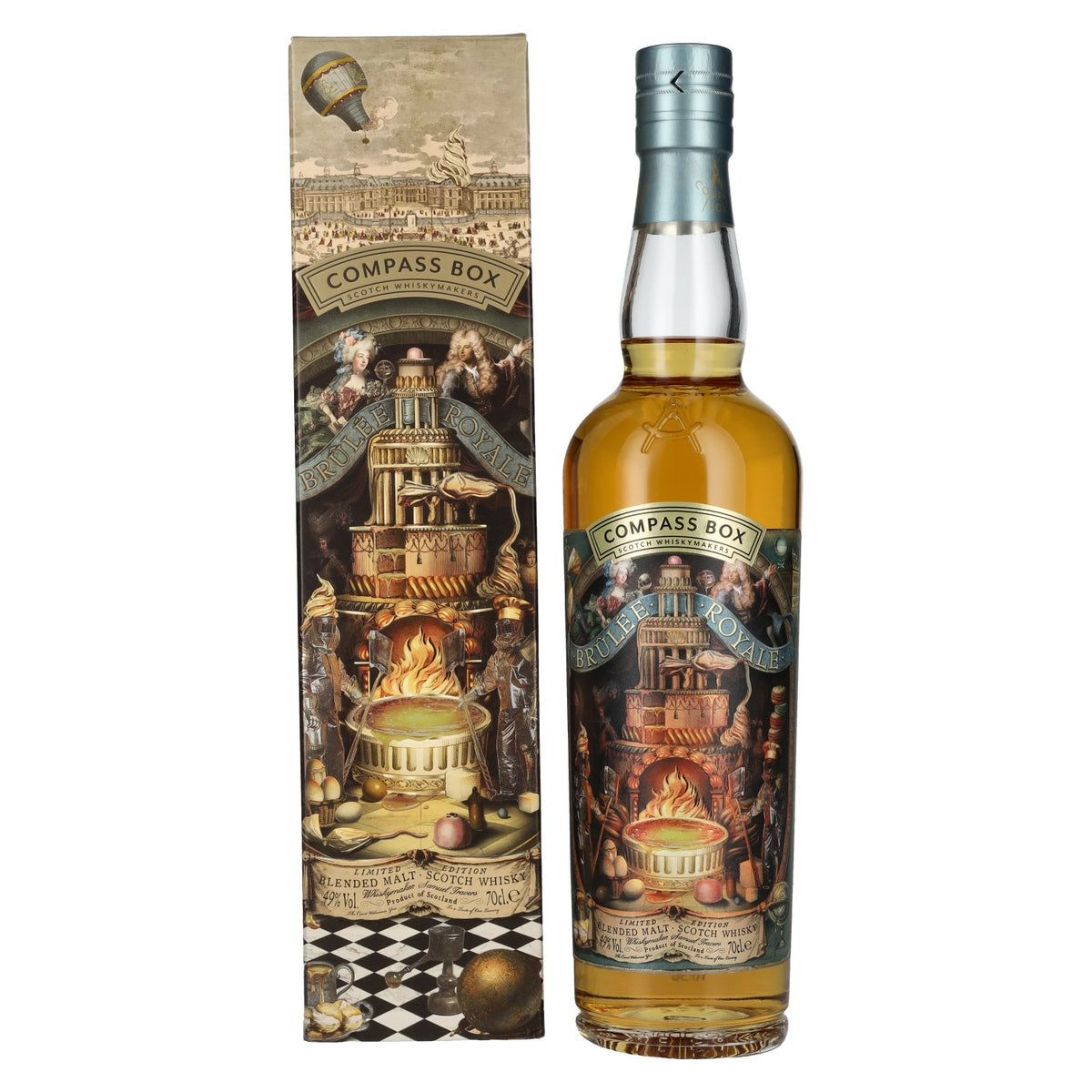 Compass Box BRÛLÉE ROYALE Blended Malt Scotch Whisky 49% Vol. 0,7l in Geschenkbox