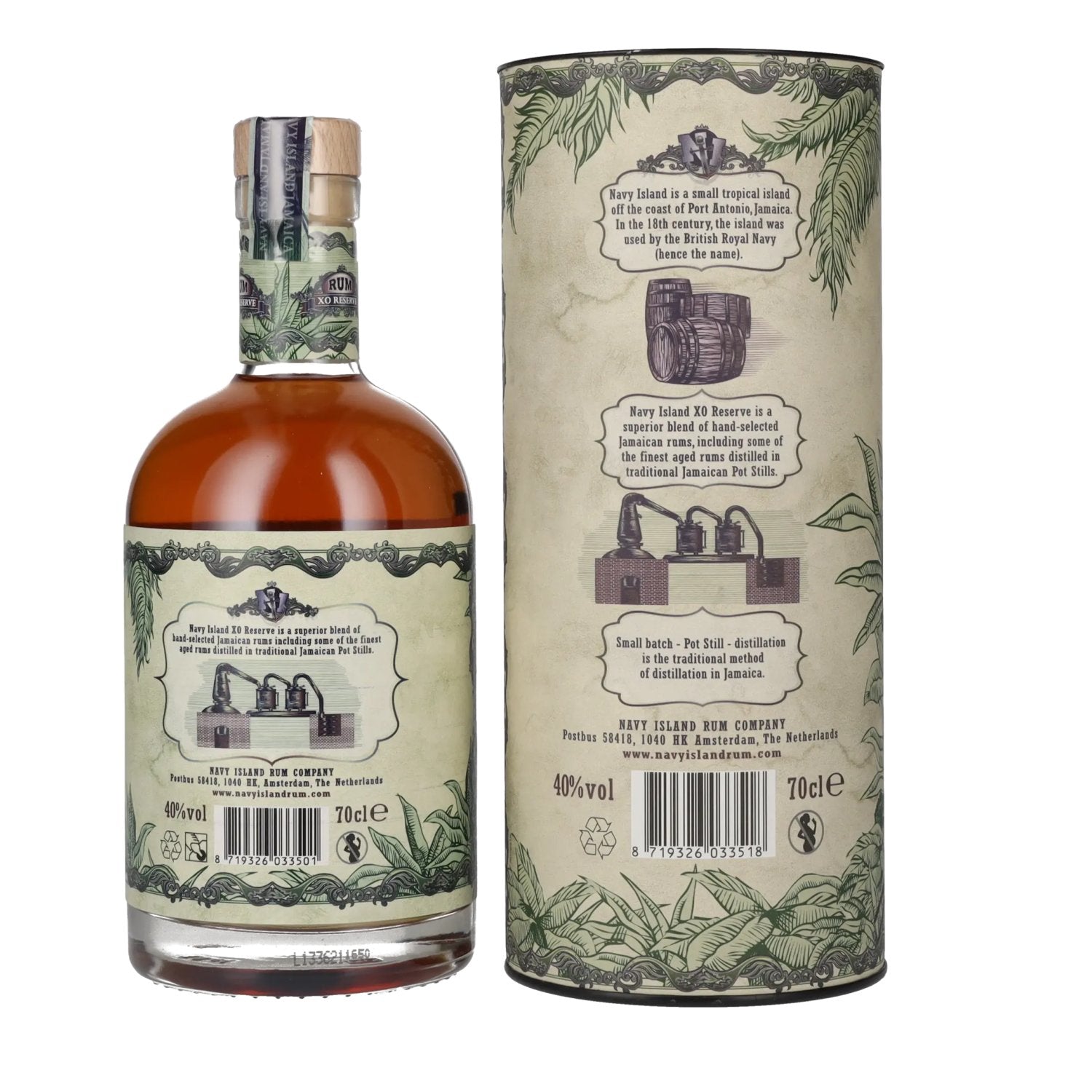 Navy Island JAMAICA XO Reserve Rum 40% Vol. 0,7l in gift box