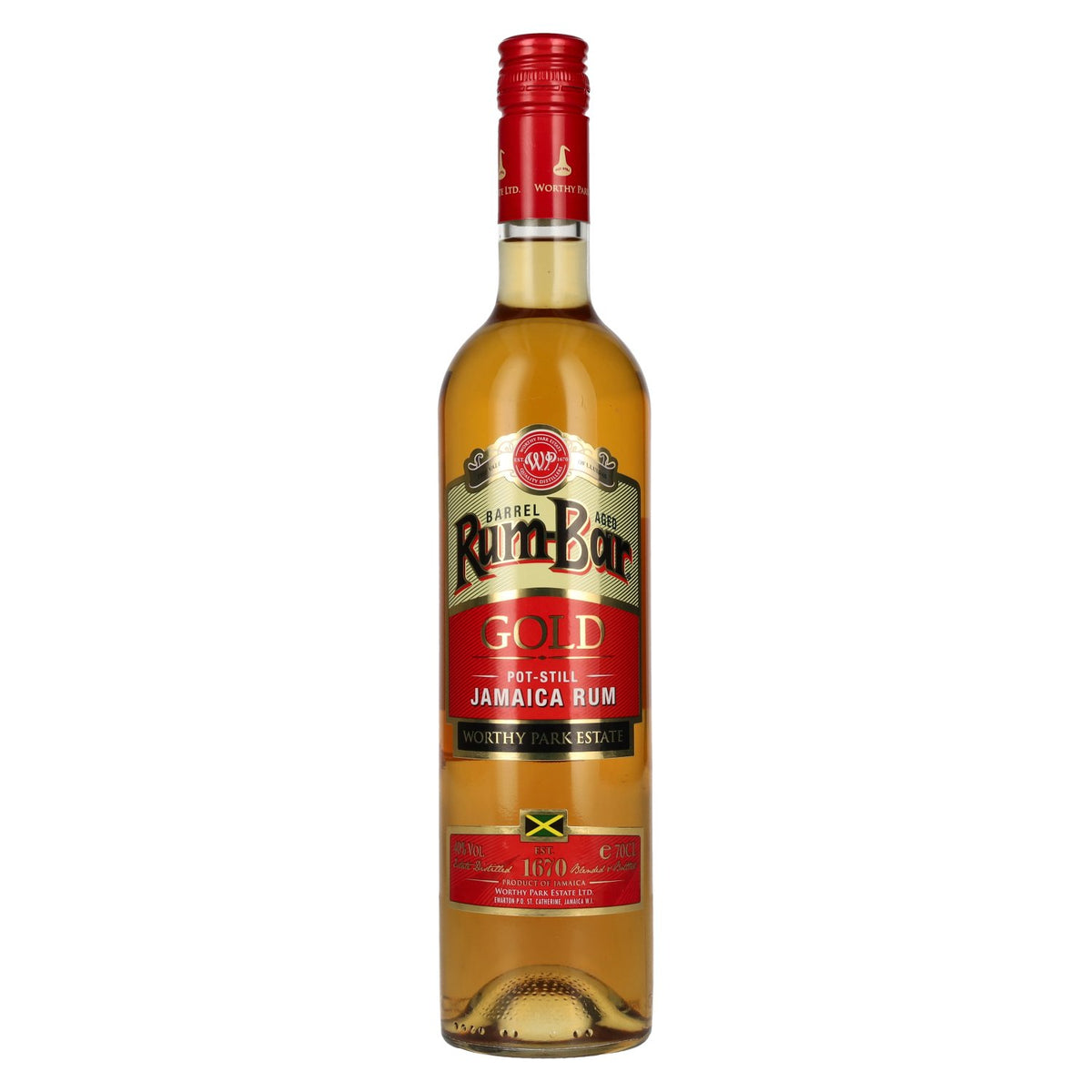 Rum-Bar Worthy Park Estate GOLD Rhum jamaïcain 40 % vol. 0,7 l