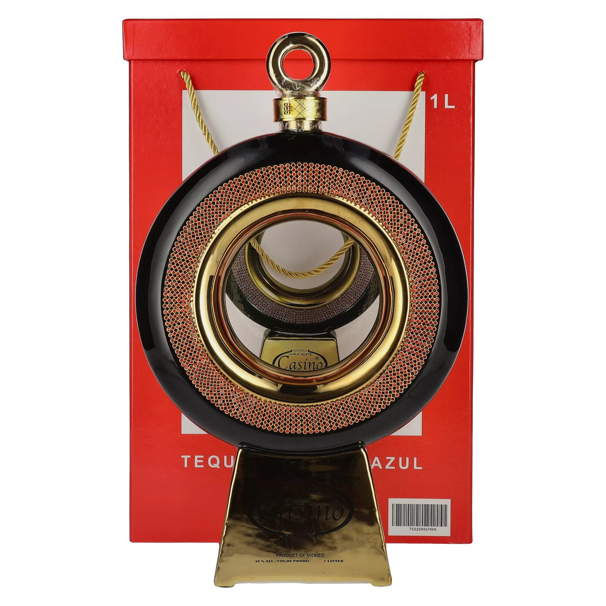 Casino Azul AÑEJO 100% de Agave Tequila 40% Vol. 1l in Geschenkbox