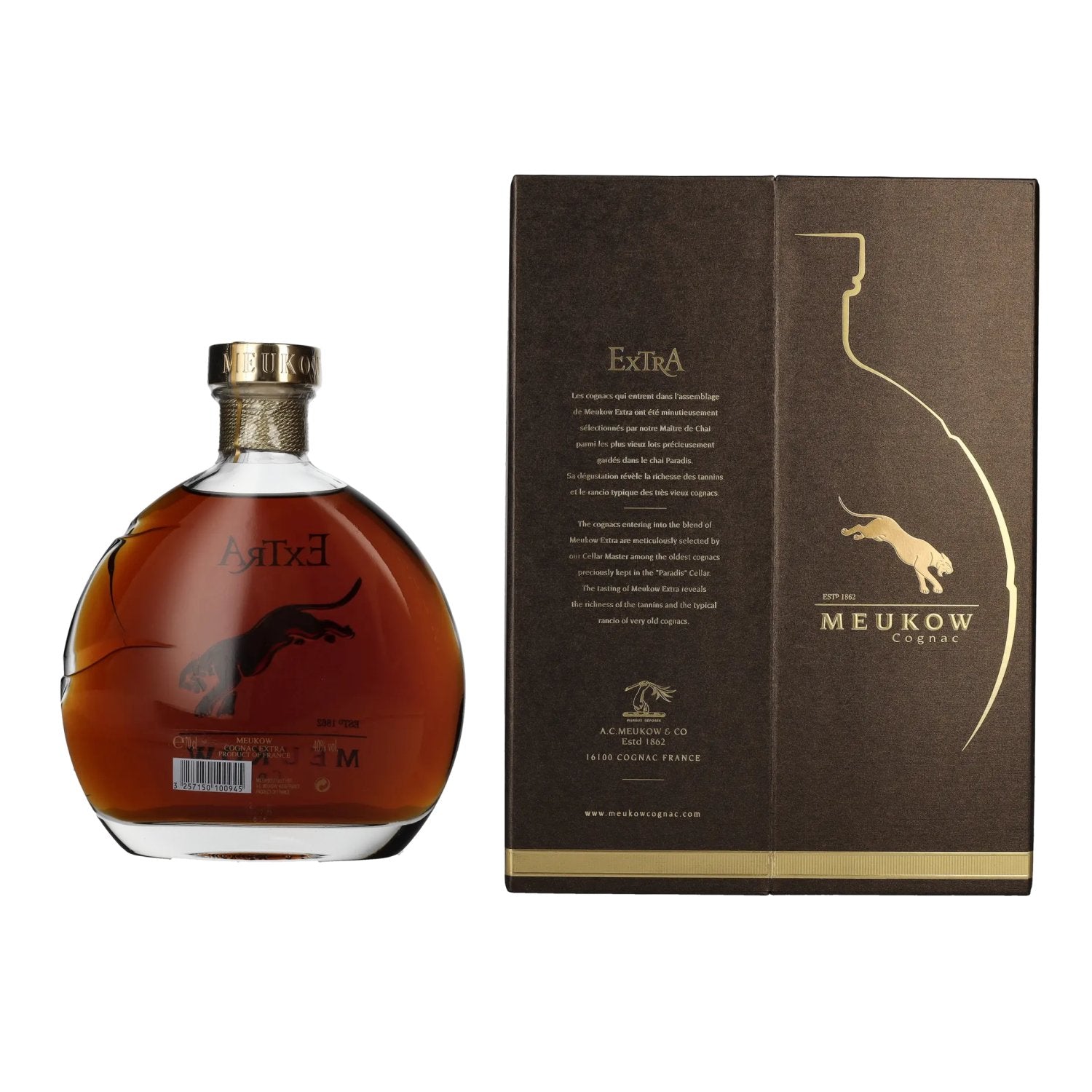 Meukow EXTRA Cognac 40% Vol. 0,7l in Geschenkbox