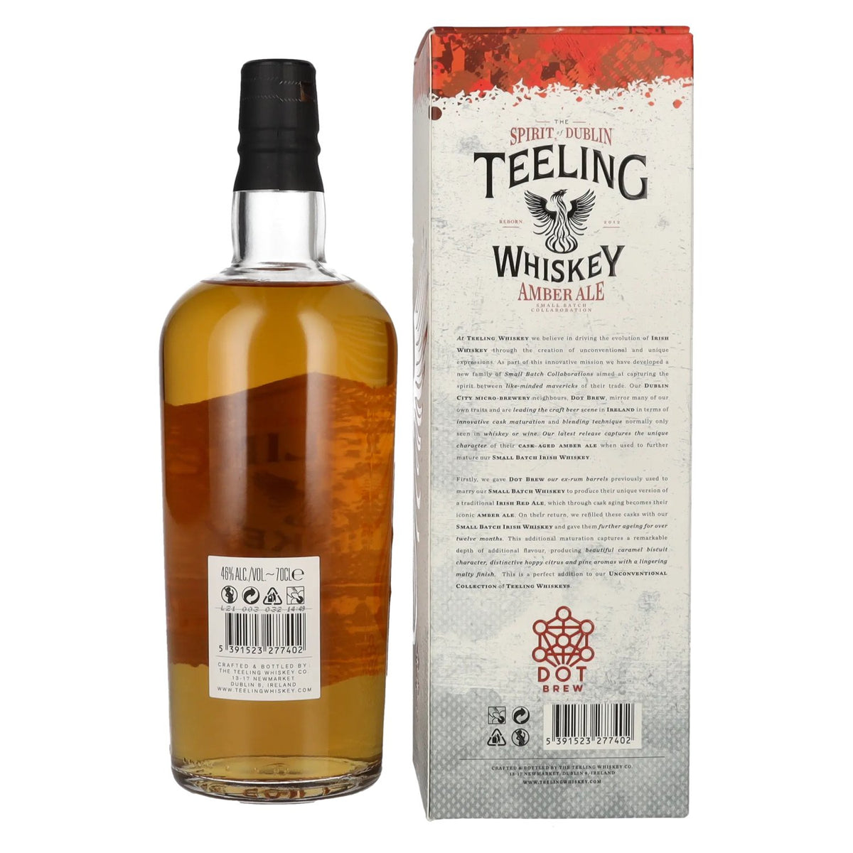 Teeling AMBER ALE Small Batch Collaboration Irish Whiskey 46% Vol. 0,7l in Geschenkbox