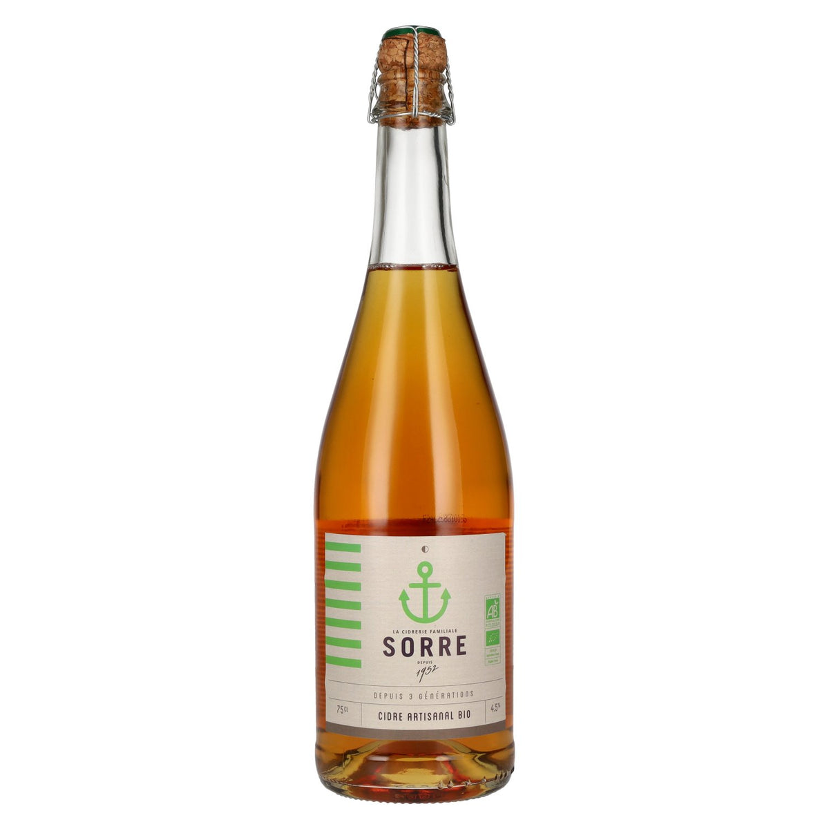 Sorre Cidre Artisanal Organic 4,5% Vol. 0,75l