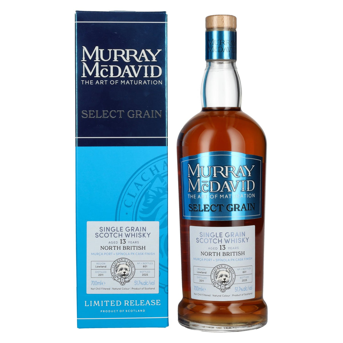 Murray McDavid BENCHMARK 13 Years Old NORTH BRITISH Port & PX Cask Finish 2011 51,7% Vol. 0,7l in Geschenkbox