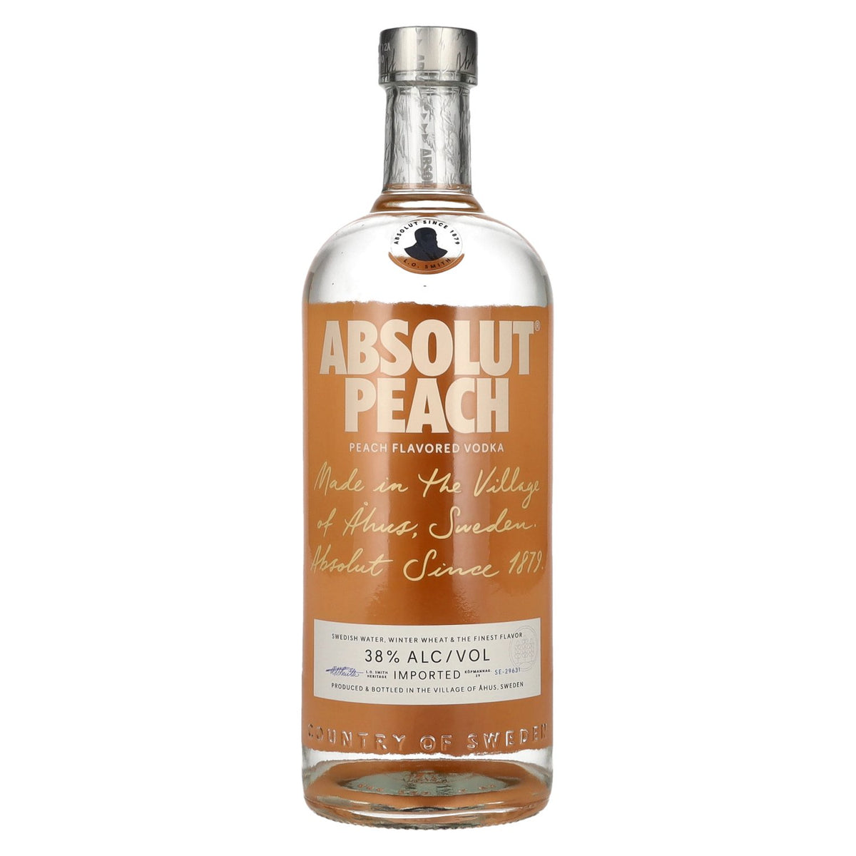 Absolut Peach Vodka aromatisée à la pêche 38% vol. 1l