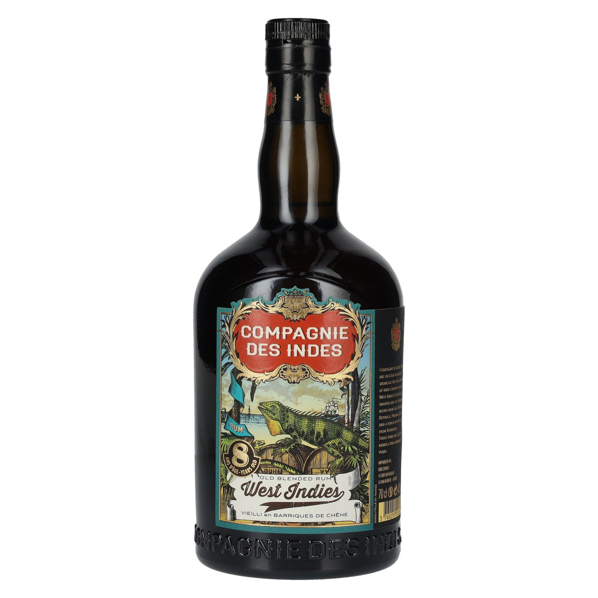 Compagnie des Indes WEST INDIES 8 Years Old Blended Rum 40% Vol. 0,7l