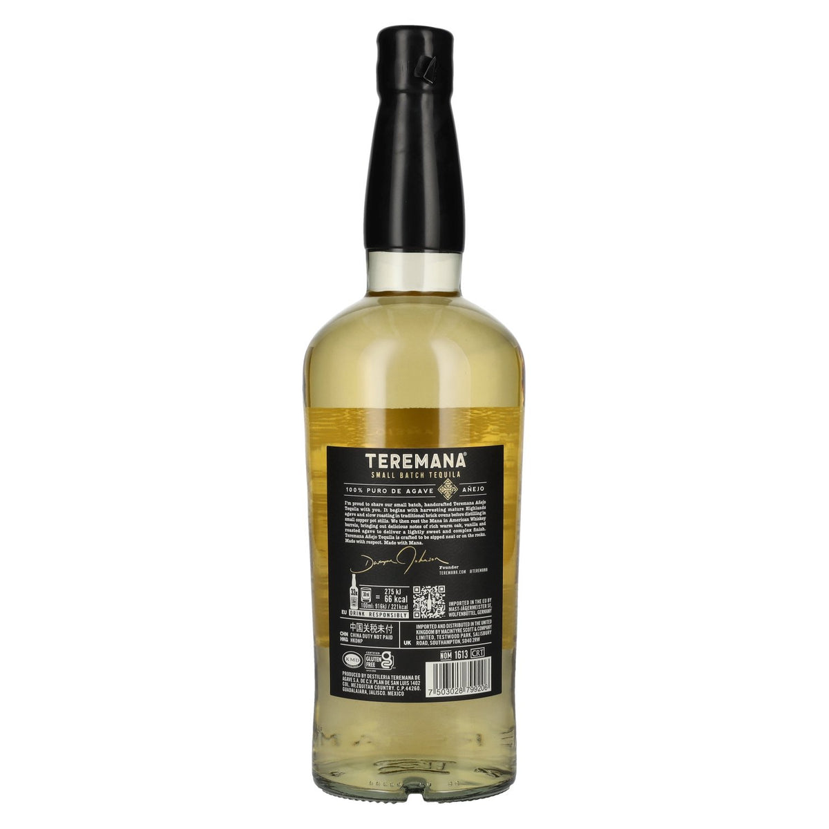 Teremana AÑEJO Small Batch Tequila 40% ABV 1 litre